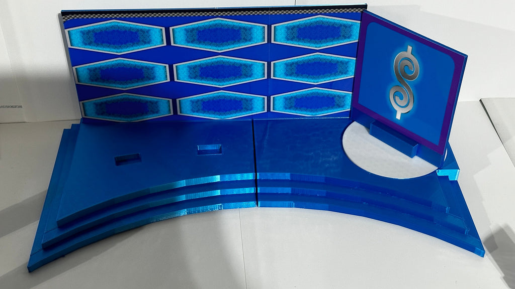 Price is Right Stage, Showcase & Turntable Playset – 3D Printed