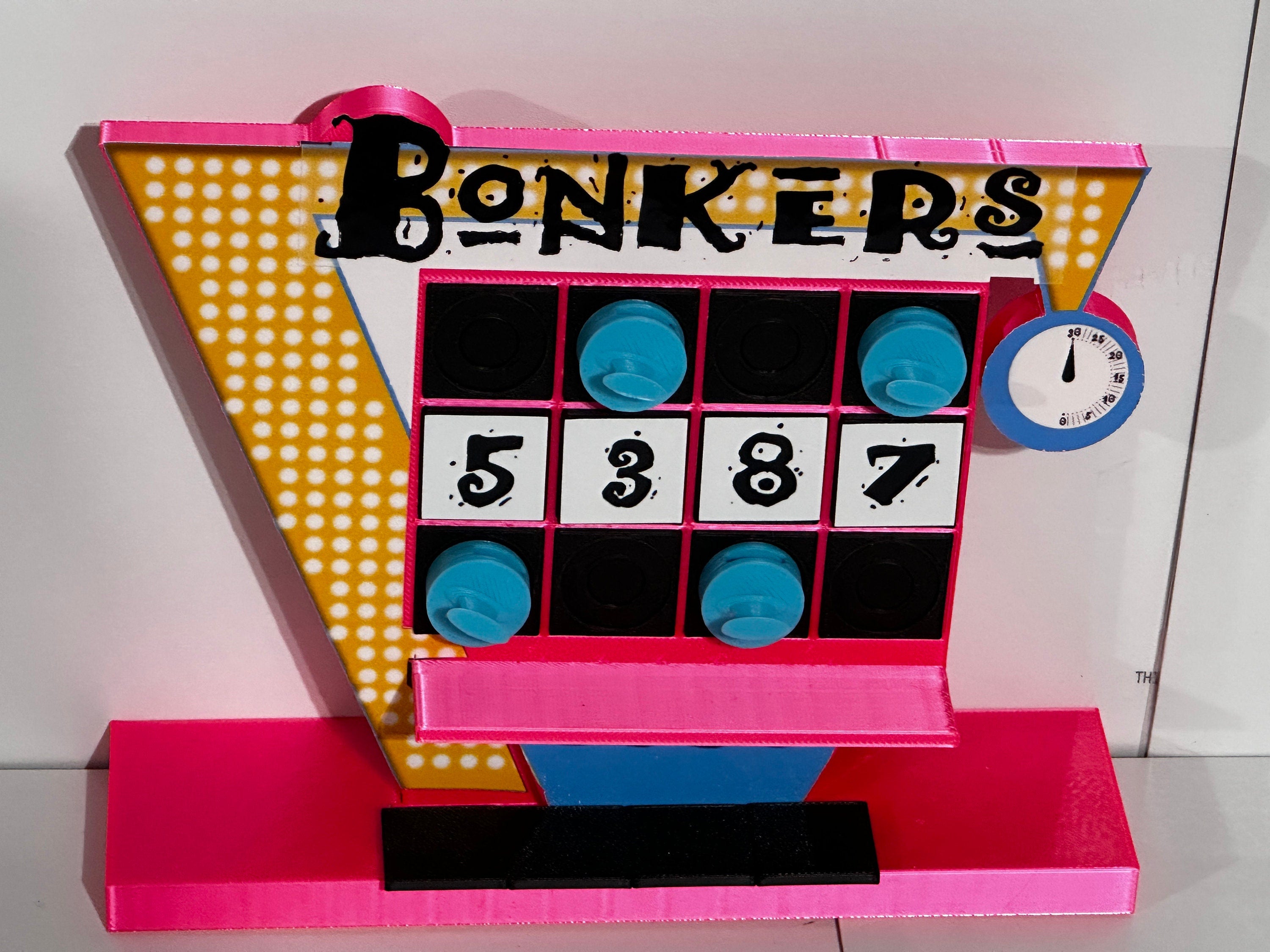 Price is Right Bonkers Pricing Game – 3D Printed Miniature