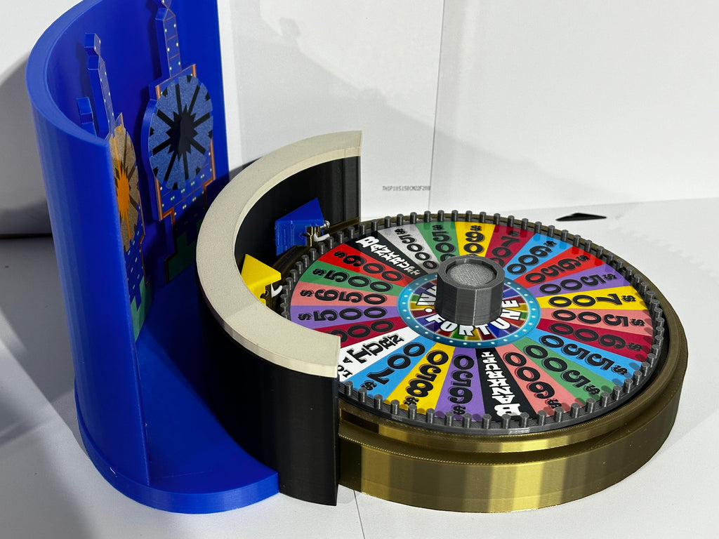 Ultimate Wheel of Fortune Replica Set – Custom Color & Era – 3D Printed