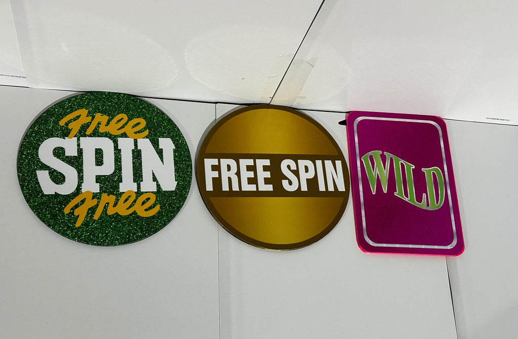 Wheel of Fortune Full-Sized Replica Cards – Free Spin, Wild Card & More