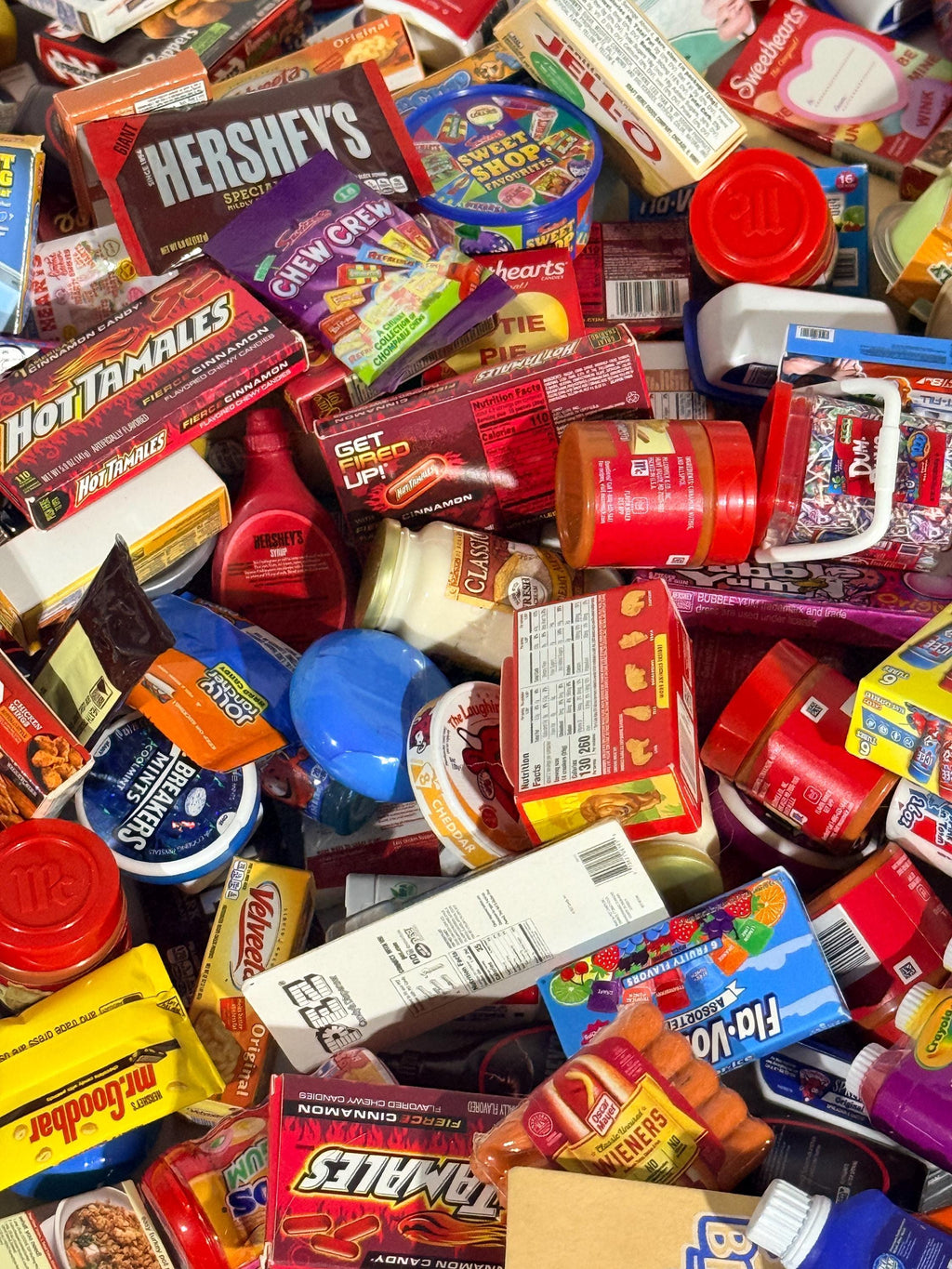 Price is Right Now or Then Pricing Game – 3D Printed Miniature with 6 Grocery Items