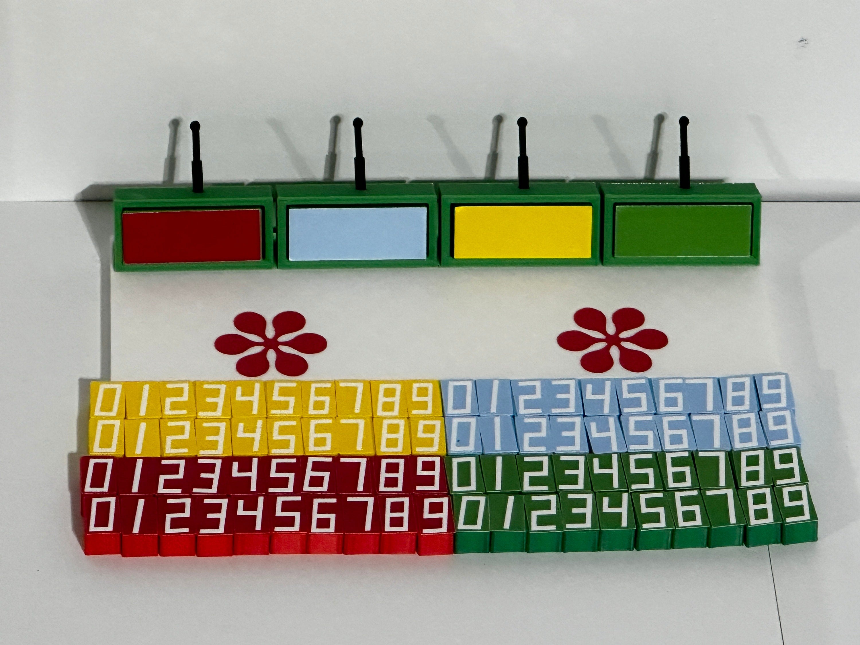 Price is Right Contestant's Row – Bidder's Row One Bid, 3D Printed