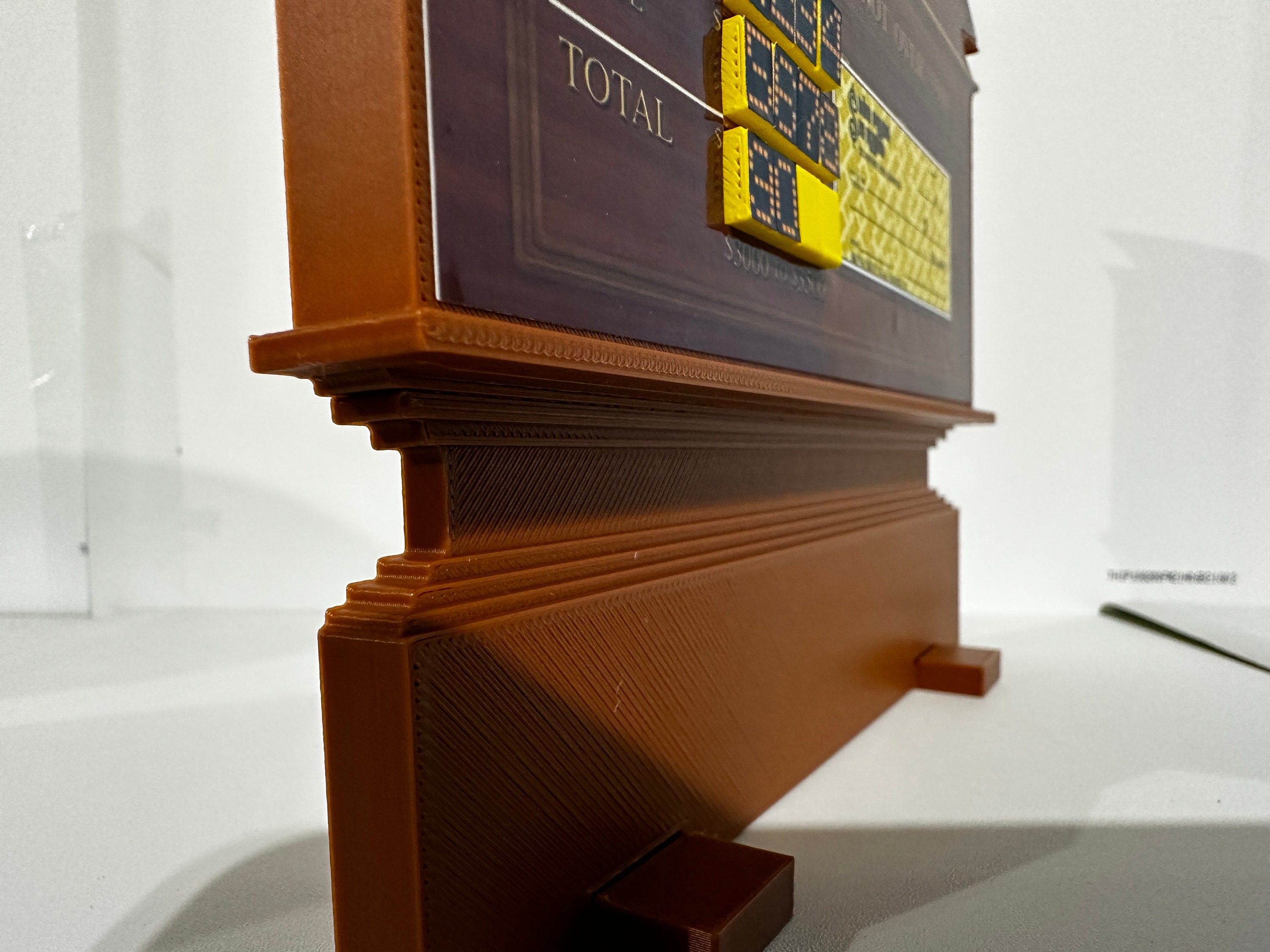 Price is Right Blank Check Pricing Game – 3D Printed Miniature