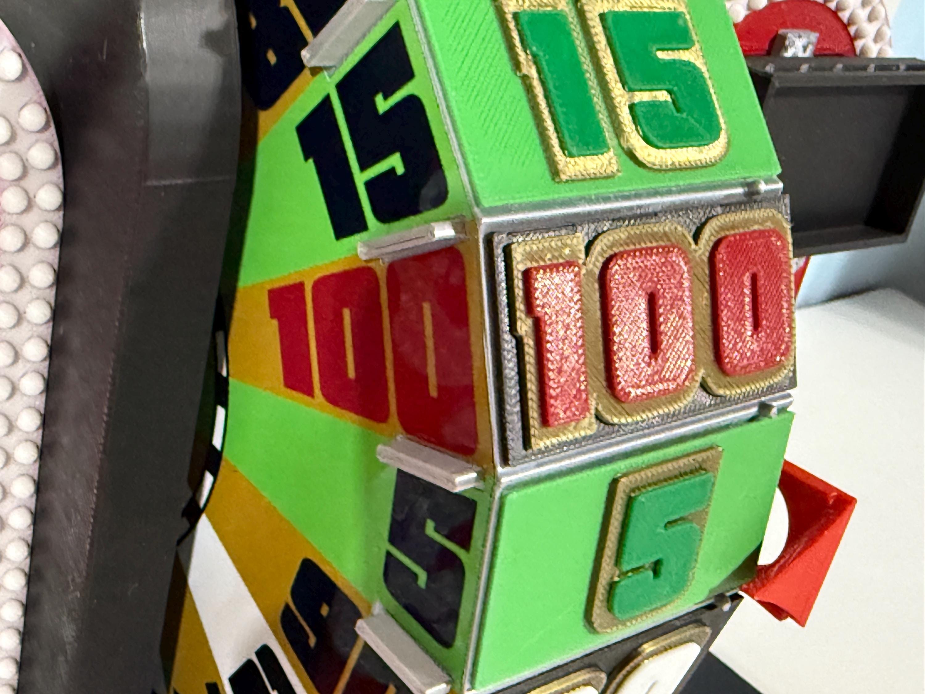 Price is Right 1978 & 1989 Showcase Showdown Wheel with Scoreboard – 3D Printed