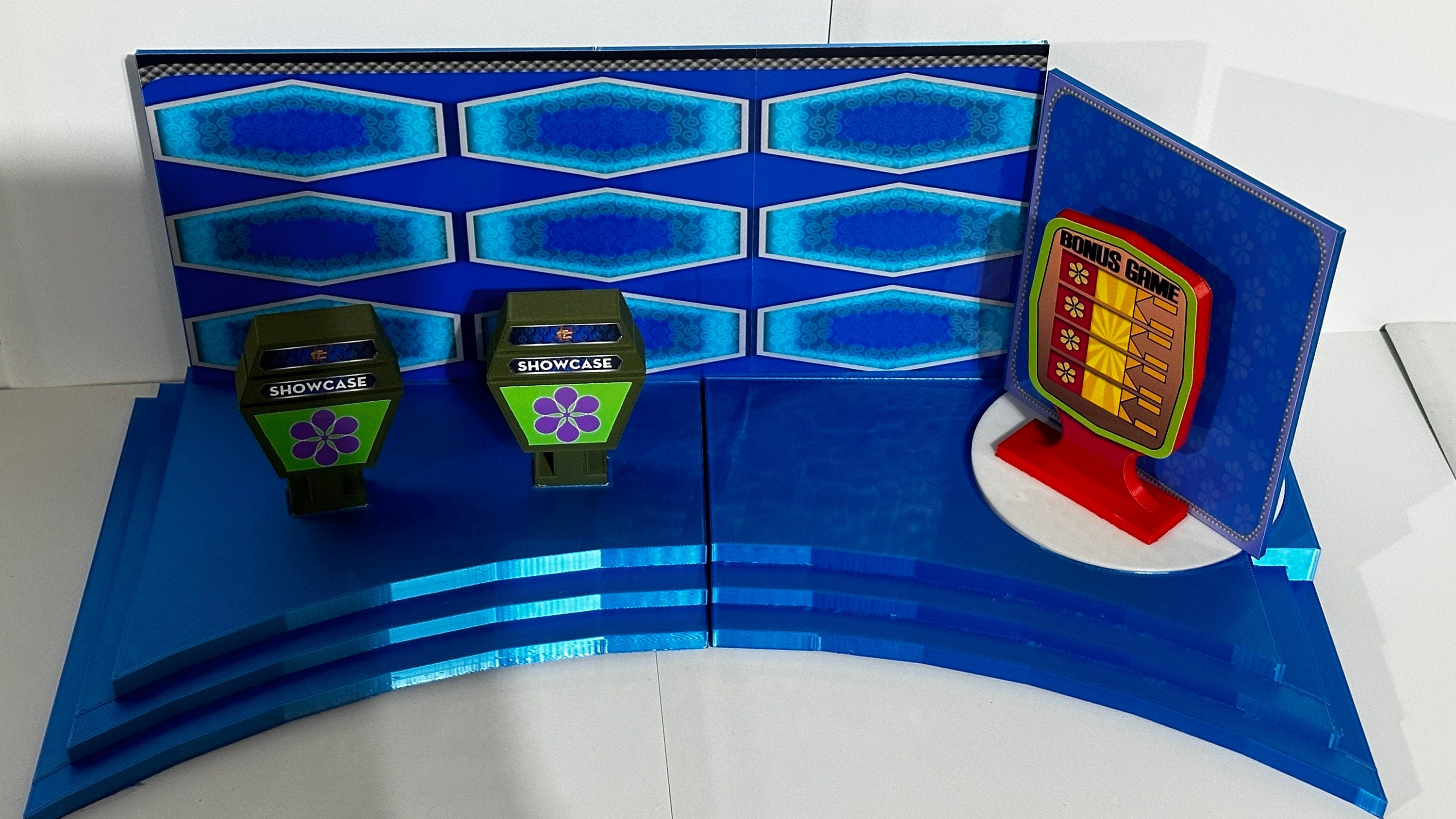 Price is Right Stage, Showcase & Turntable Playset – 3D Printed