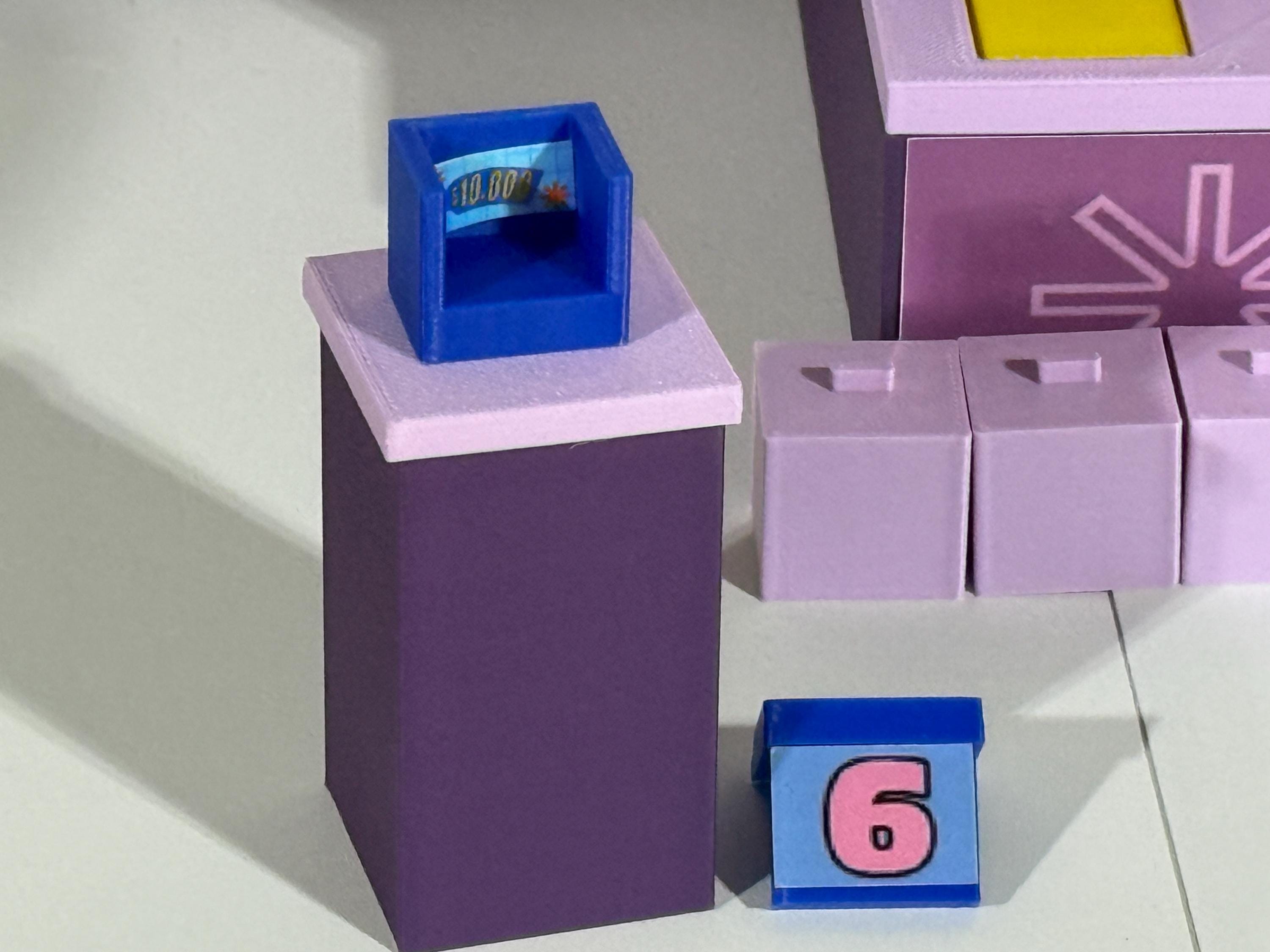 Price is Right 2004–2018 Original Purple 1/2 Off Pricing Game – 3D Printed Miniature