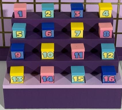 Price is Right 2004–2018 Original Purple 1/2 Off Pricing Game – 3D Printed Miniature