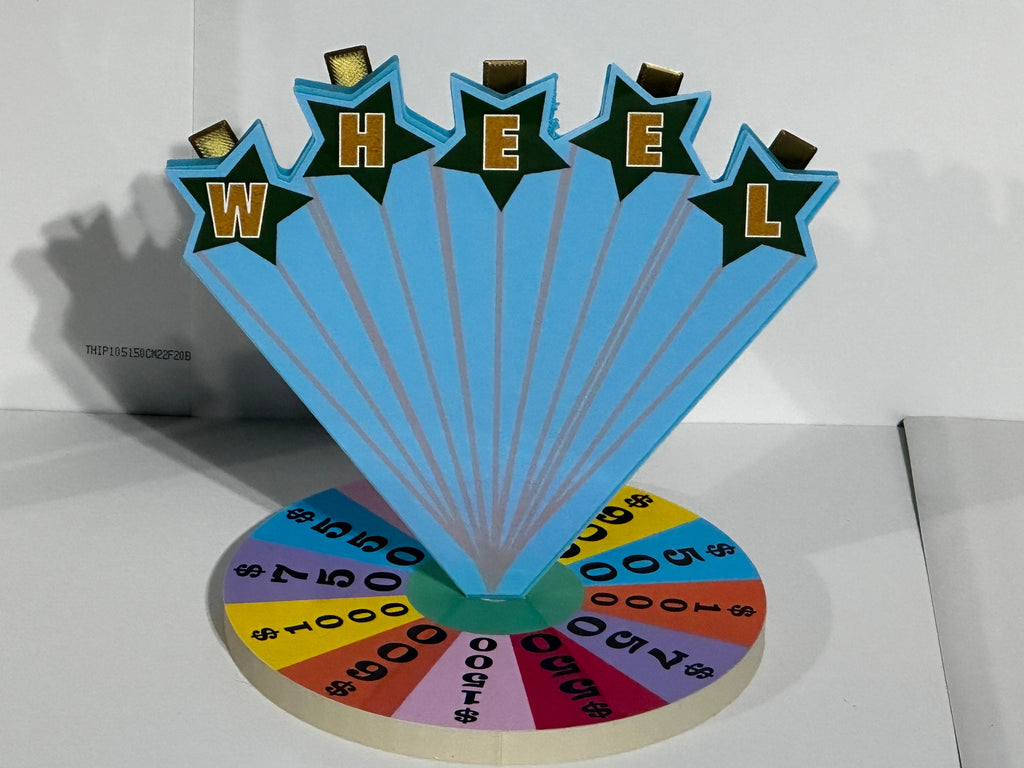 Wheel of Fortune Bonus Round Podiums – 3D Printed Retro Replica