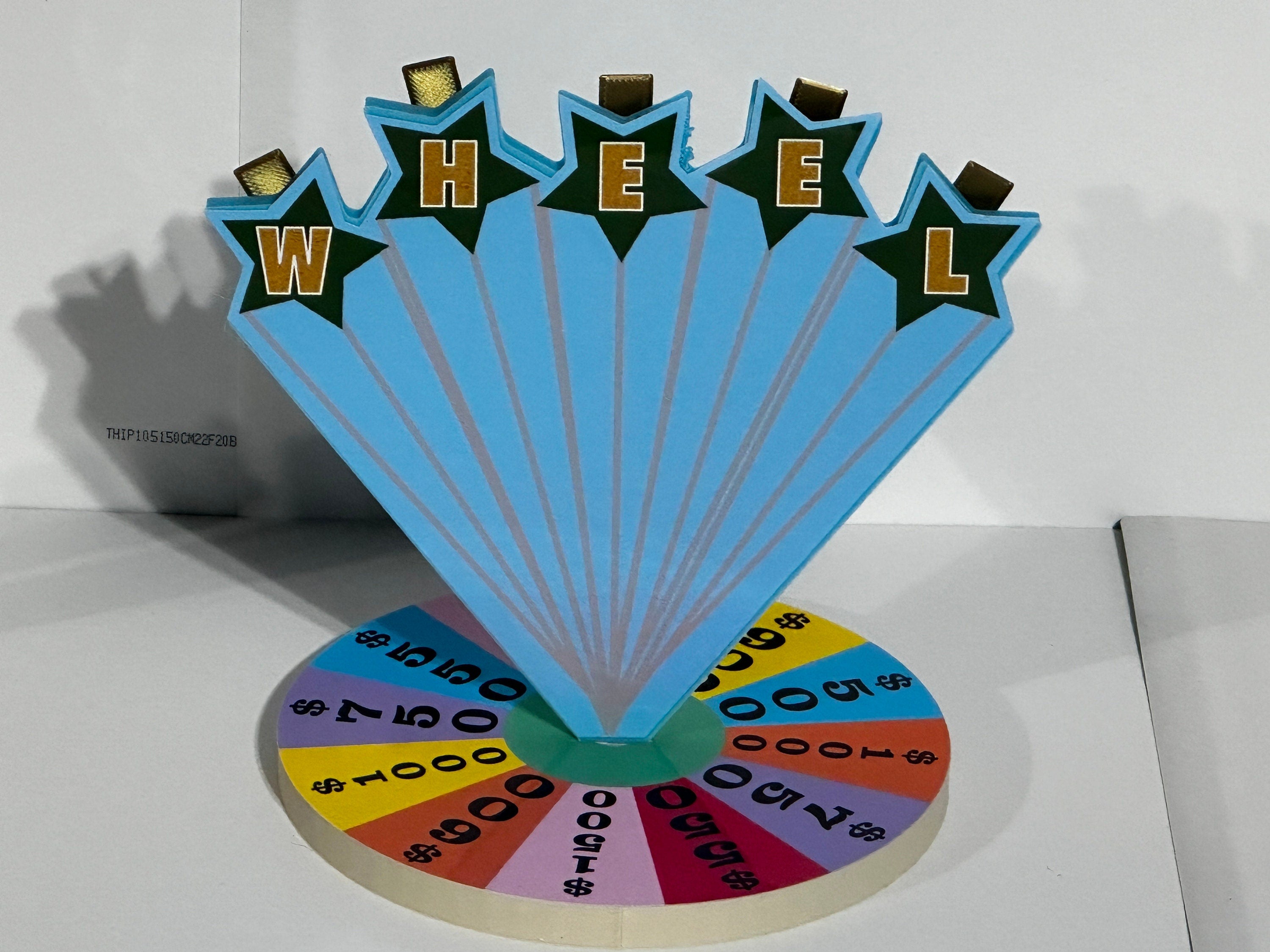 Wheel of Fortune Bonus Round Podiums – 3D Printed Retro Replica