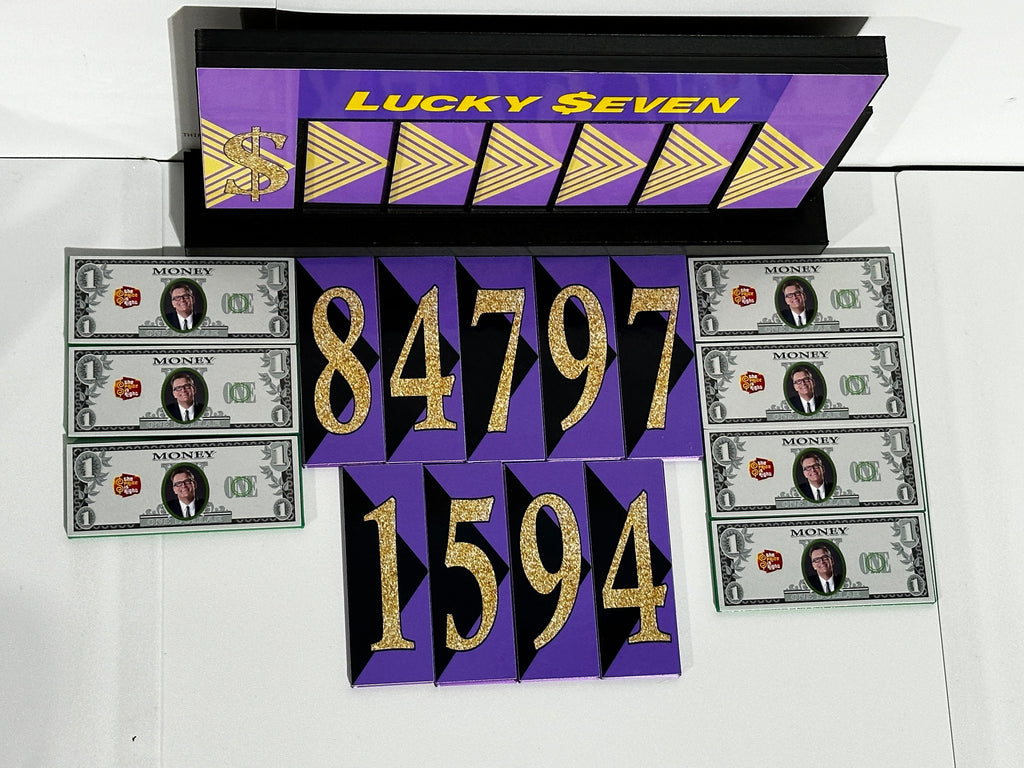 Price is Right Lucky Seven Pricing Game – 3D Printed Miniature