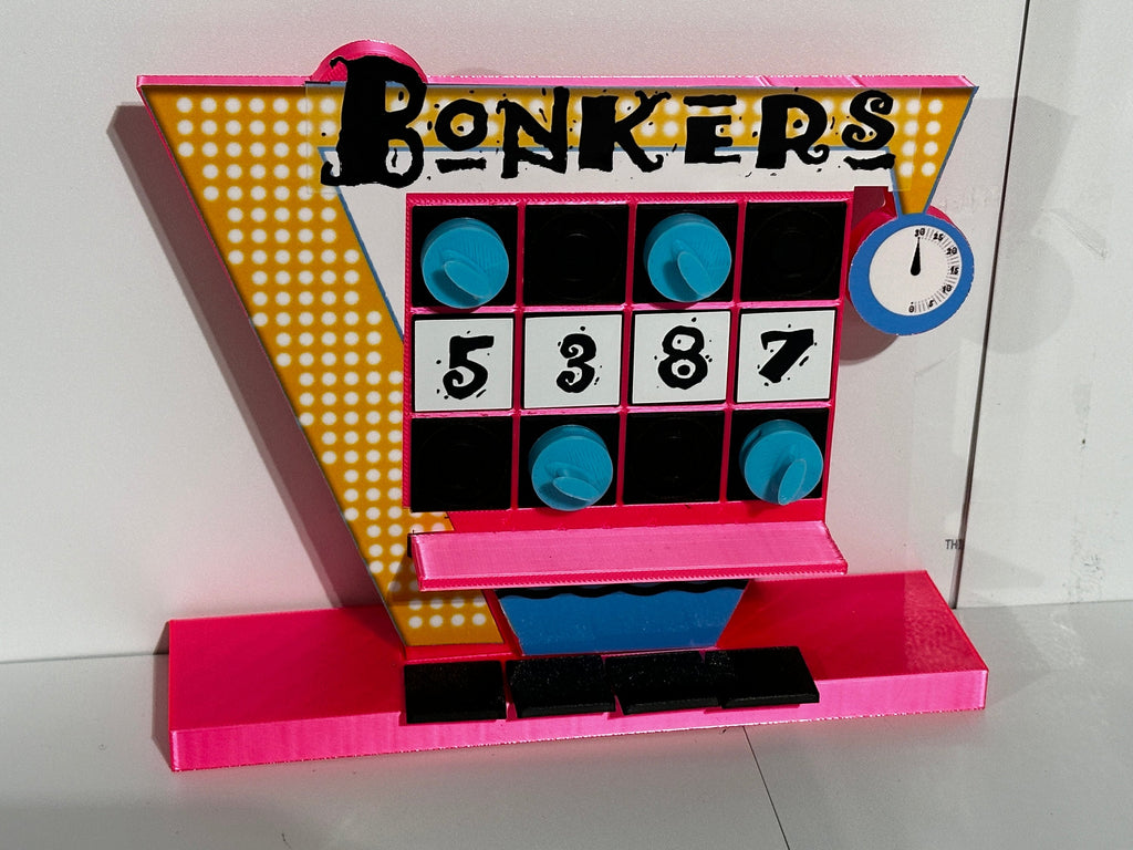 Price is Right Bonkers Pricing Game – 3D Printed Miniature