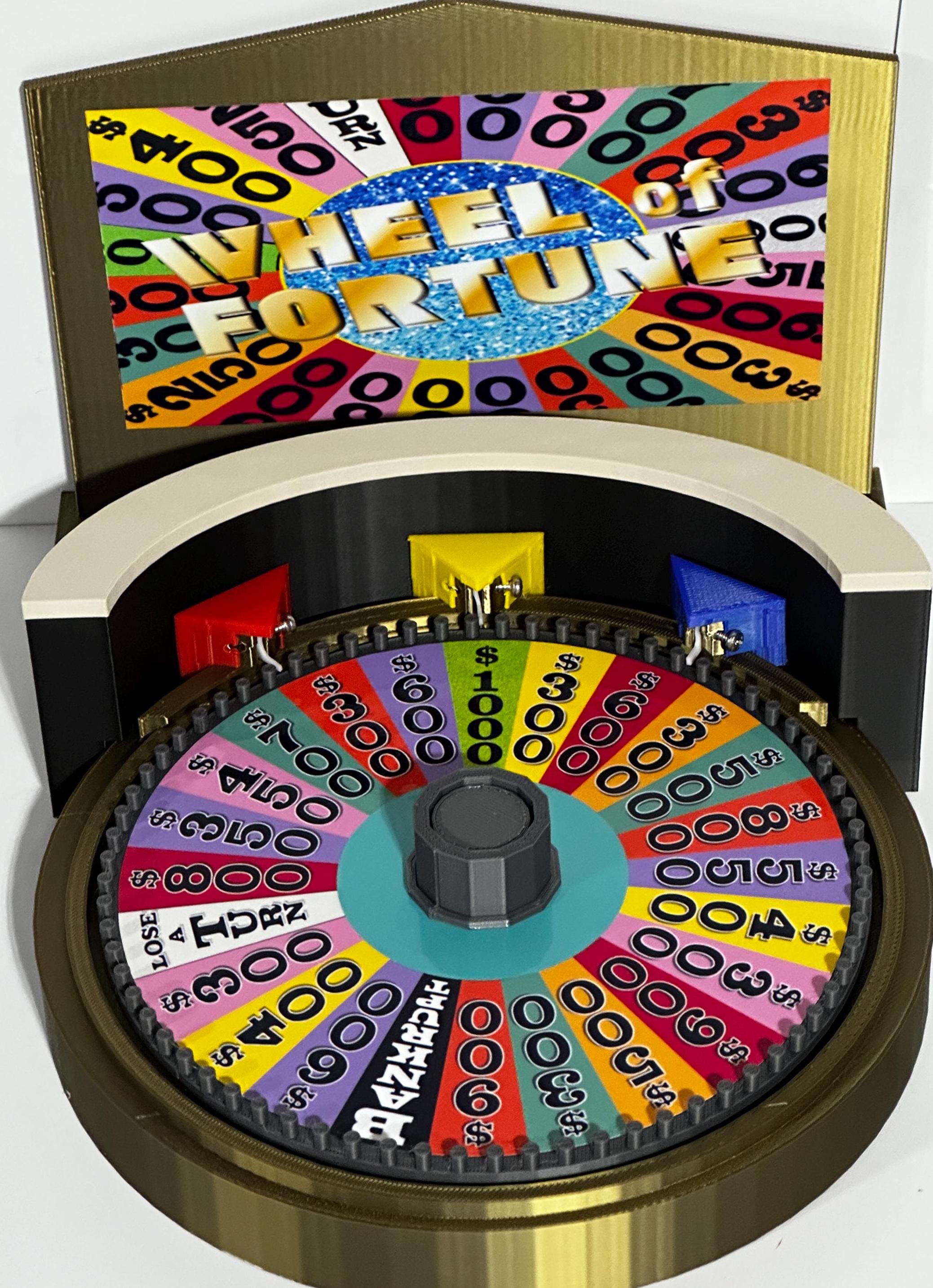 1999-2003 Ultimate Wheel of Fortune Replica Set – 3D Printed
