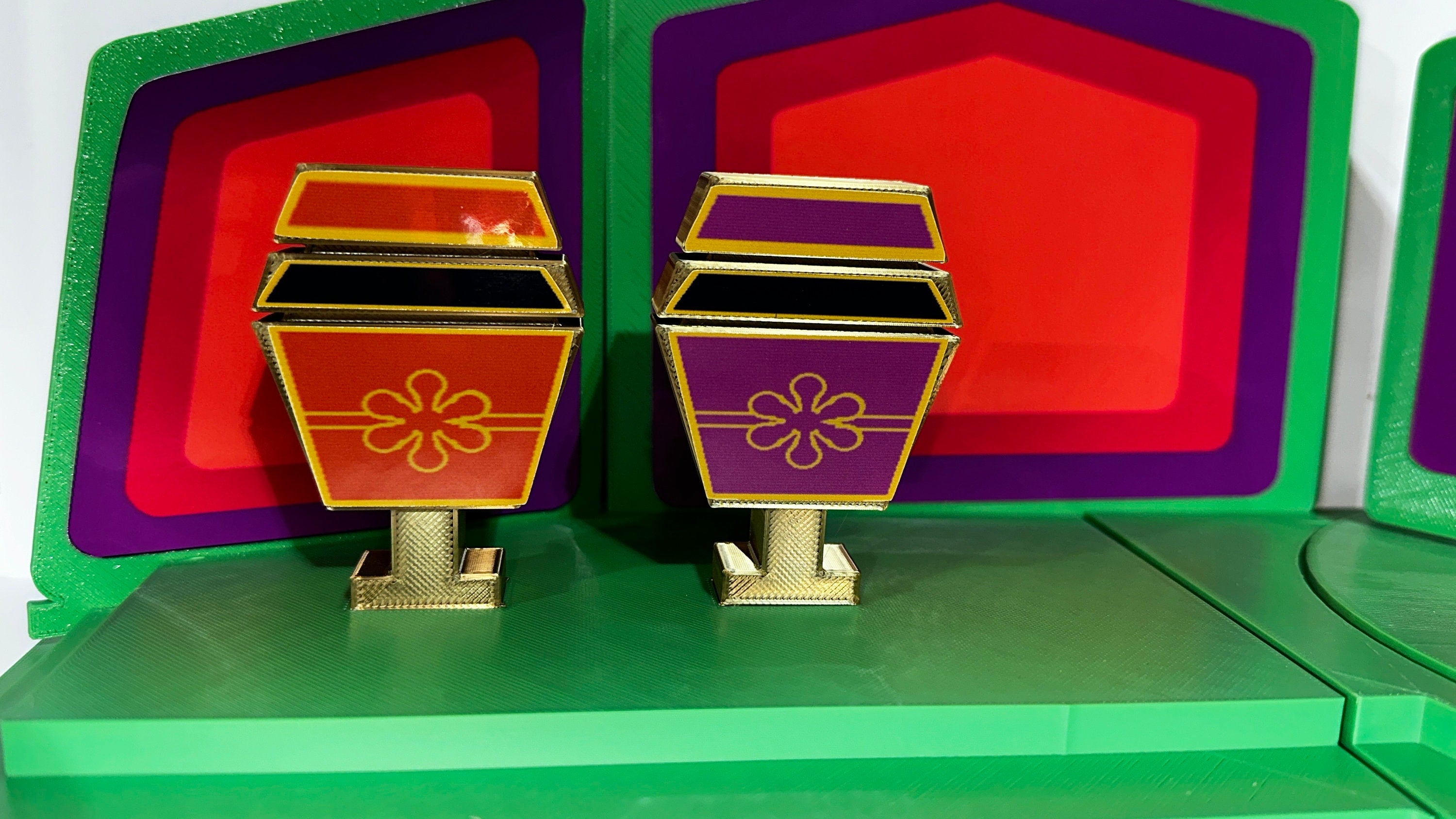Price is Right Barker Era Stage, Showcase & Turntable Playset – 3D Printed