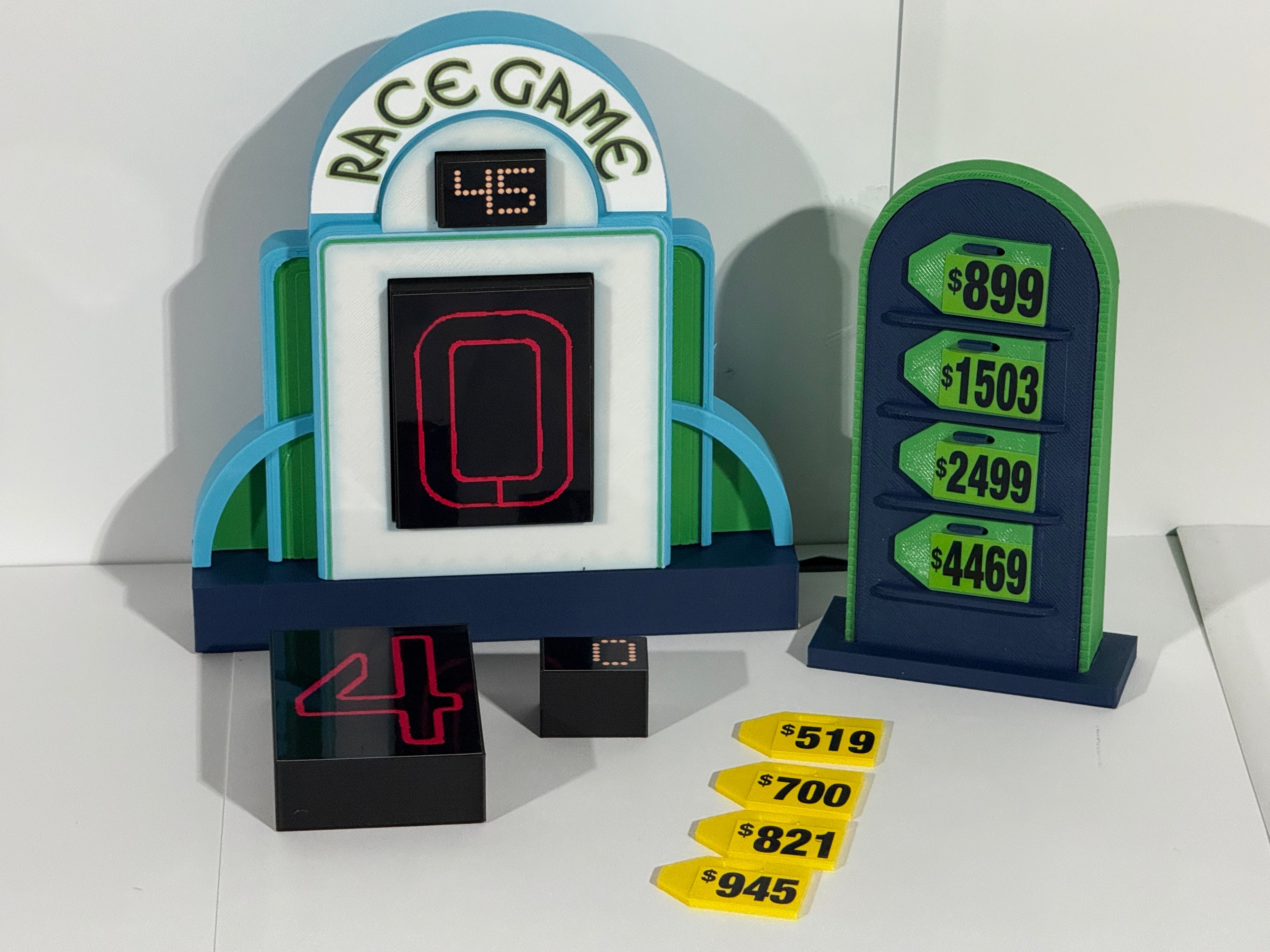 Price is Right Race Game Pricing Game – 3D Printed Miniature