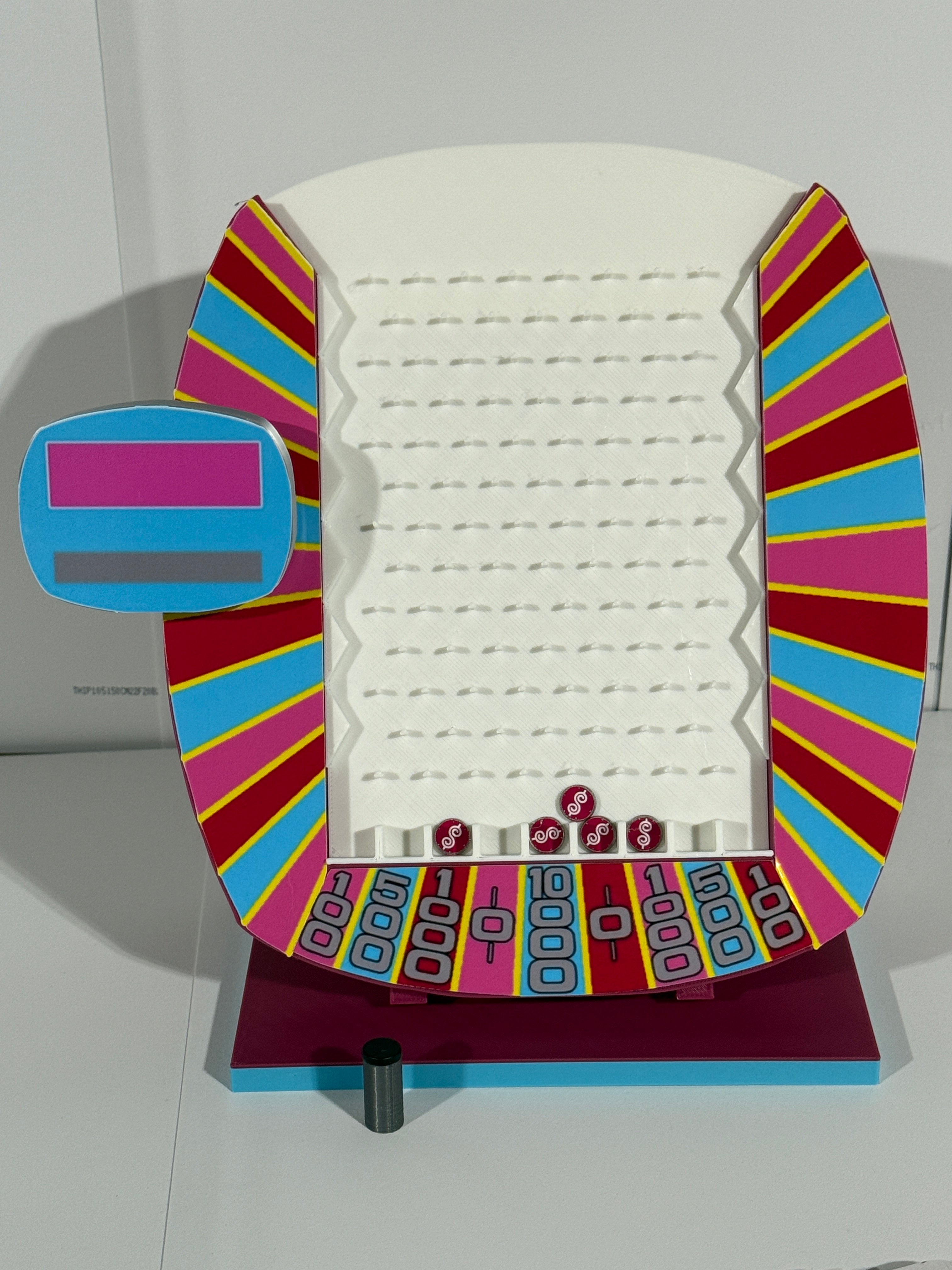 Price is Right Current Chip Drop Game Pricing Game – 3D Printed Miniature