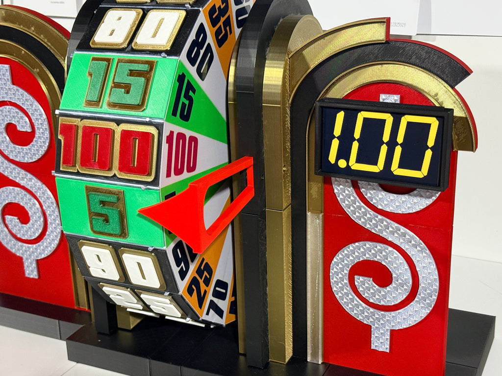 Price is Right Showcase Showdown Spinning Wheel – 3D Printed Replica