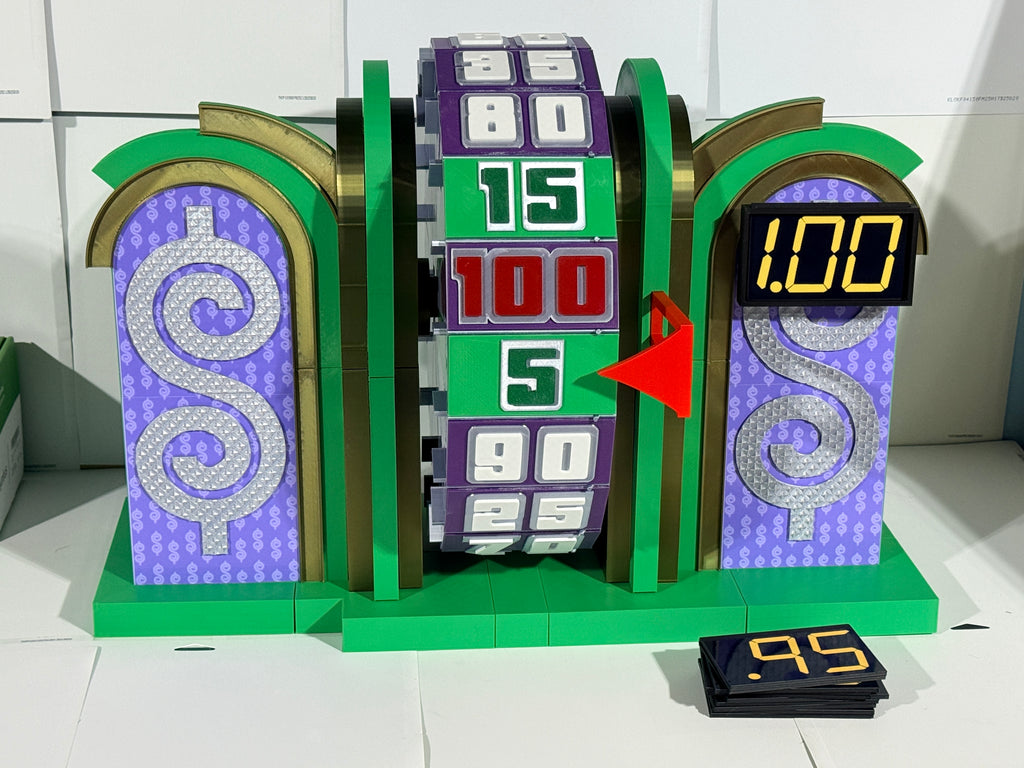 Price is Right Showcase Showdown Spinning Wheel – 3D Printed Replica