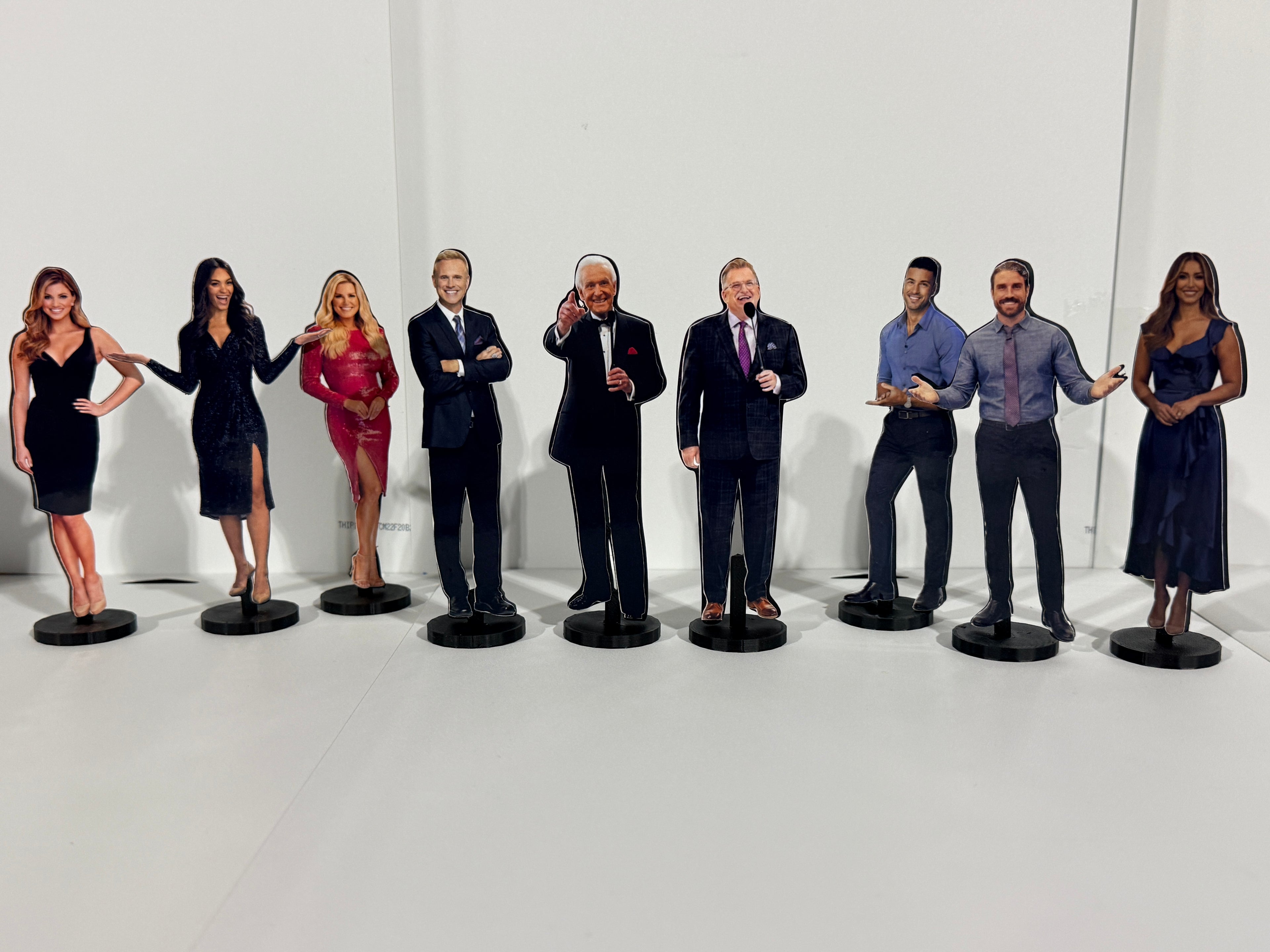 The Price Is Right – Complete 9 Cast Member Miniature Set (4" Tall)