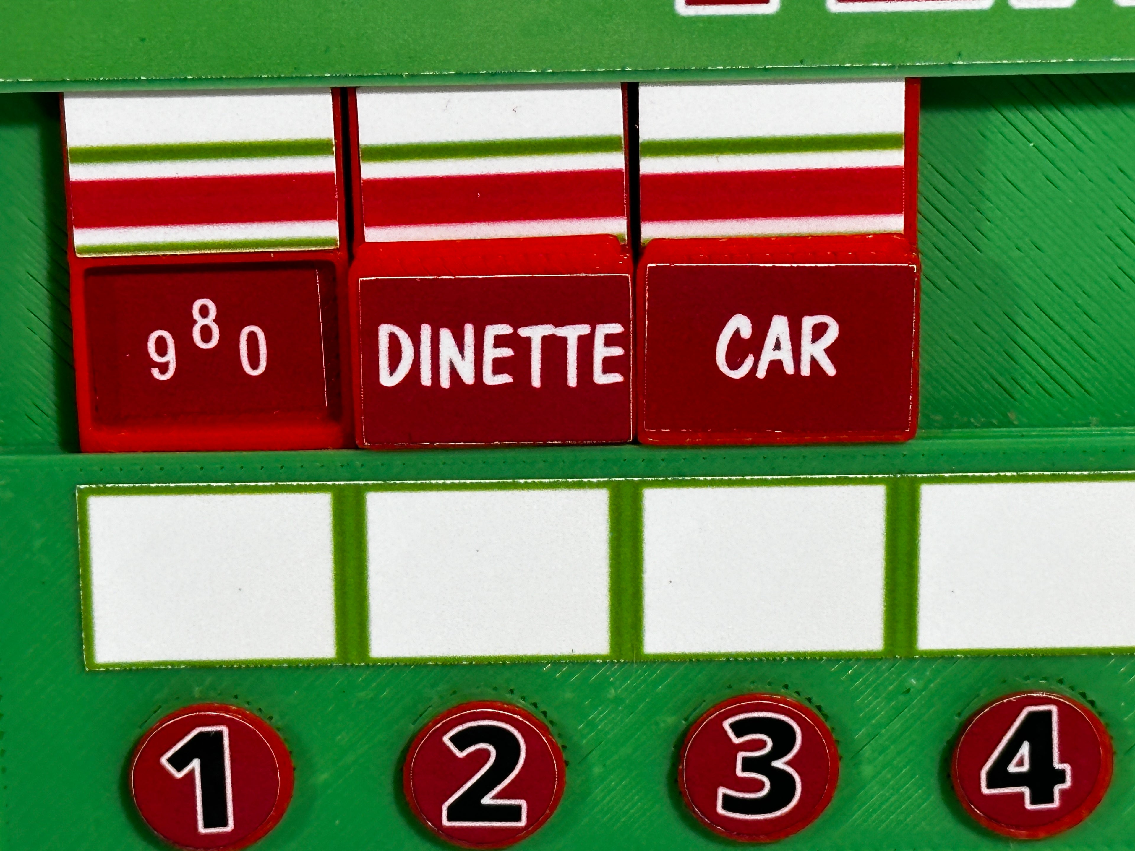 Price is Right Ten Chances Pricing Game – 3D Printed Miniature