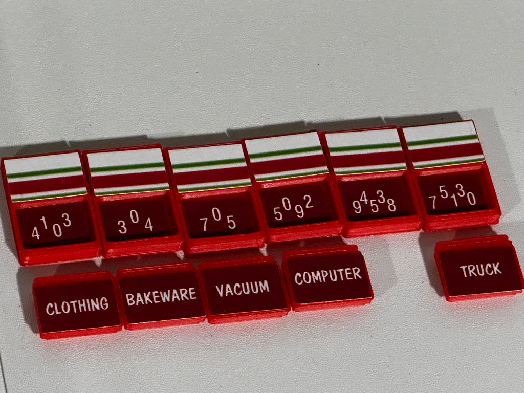 Price is Right Ten Chances Pricing Game – 3D Printed Miniature