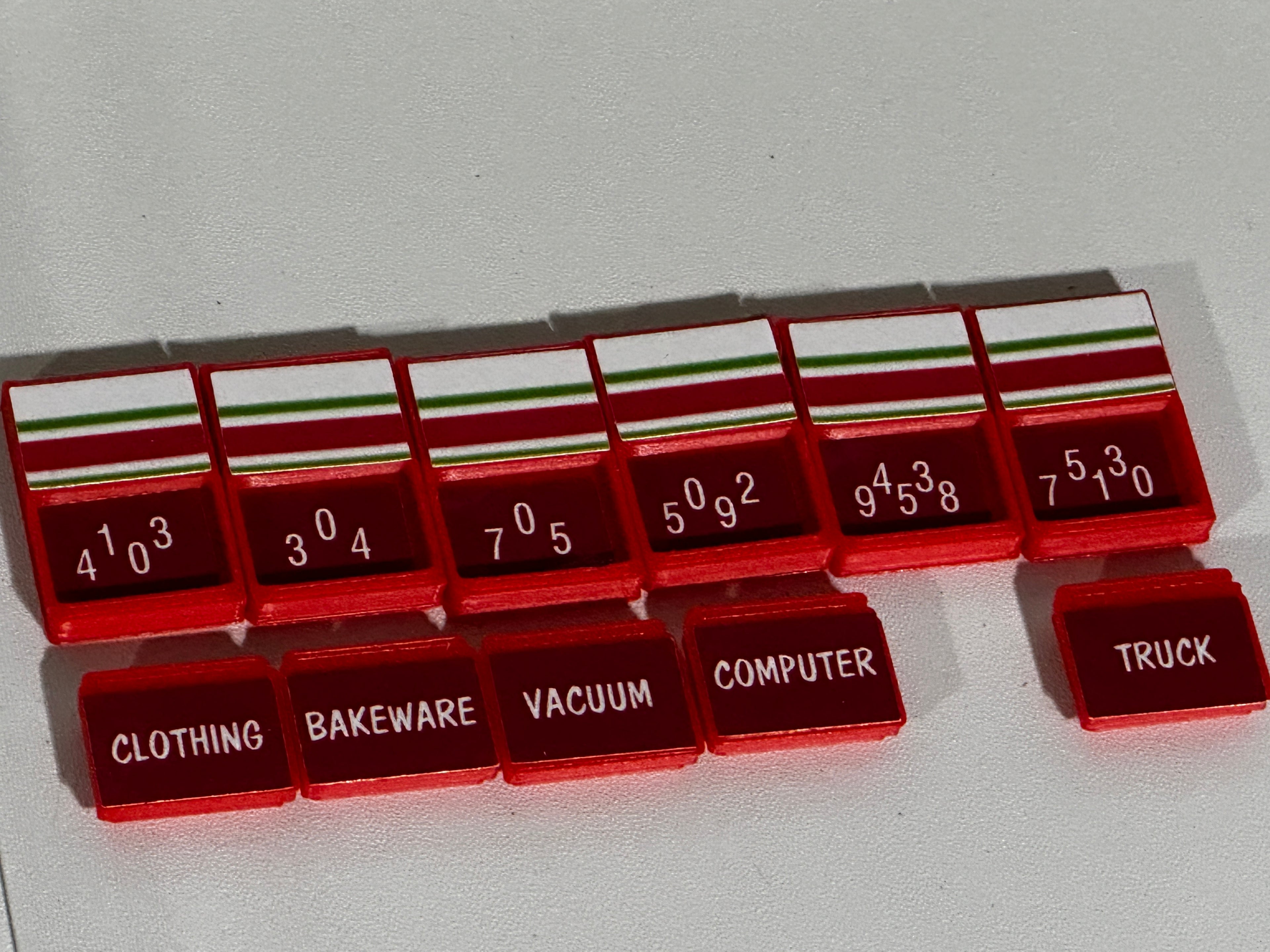 Price is Right Ten Chances Pricing Game – 3D Printed Miniature