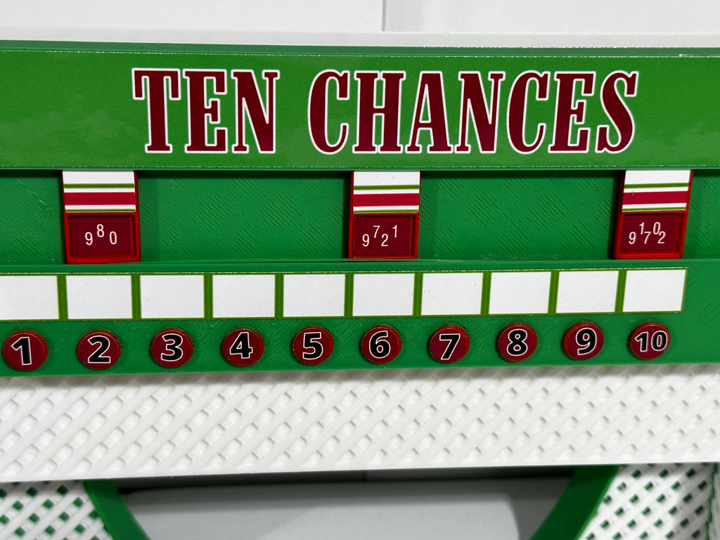 Price is Right Ten Chances Pricing Game – 3D Printed Miniature