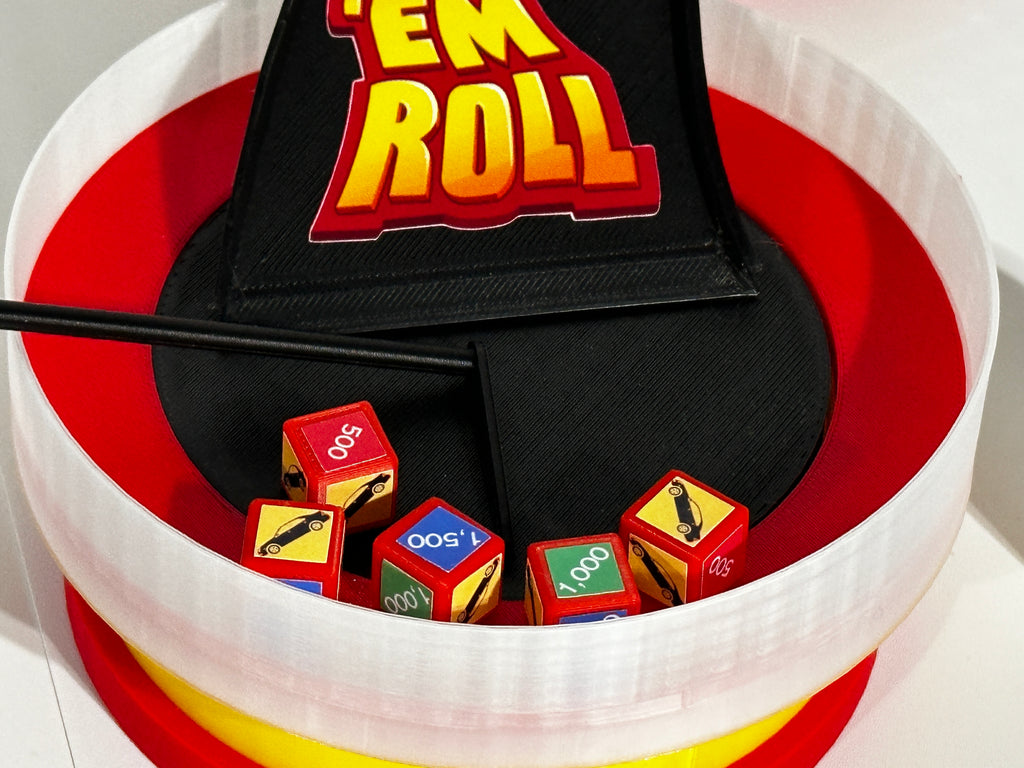 Price is Right Let 'em Roll Pricing Game – 3D Printed Miniature