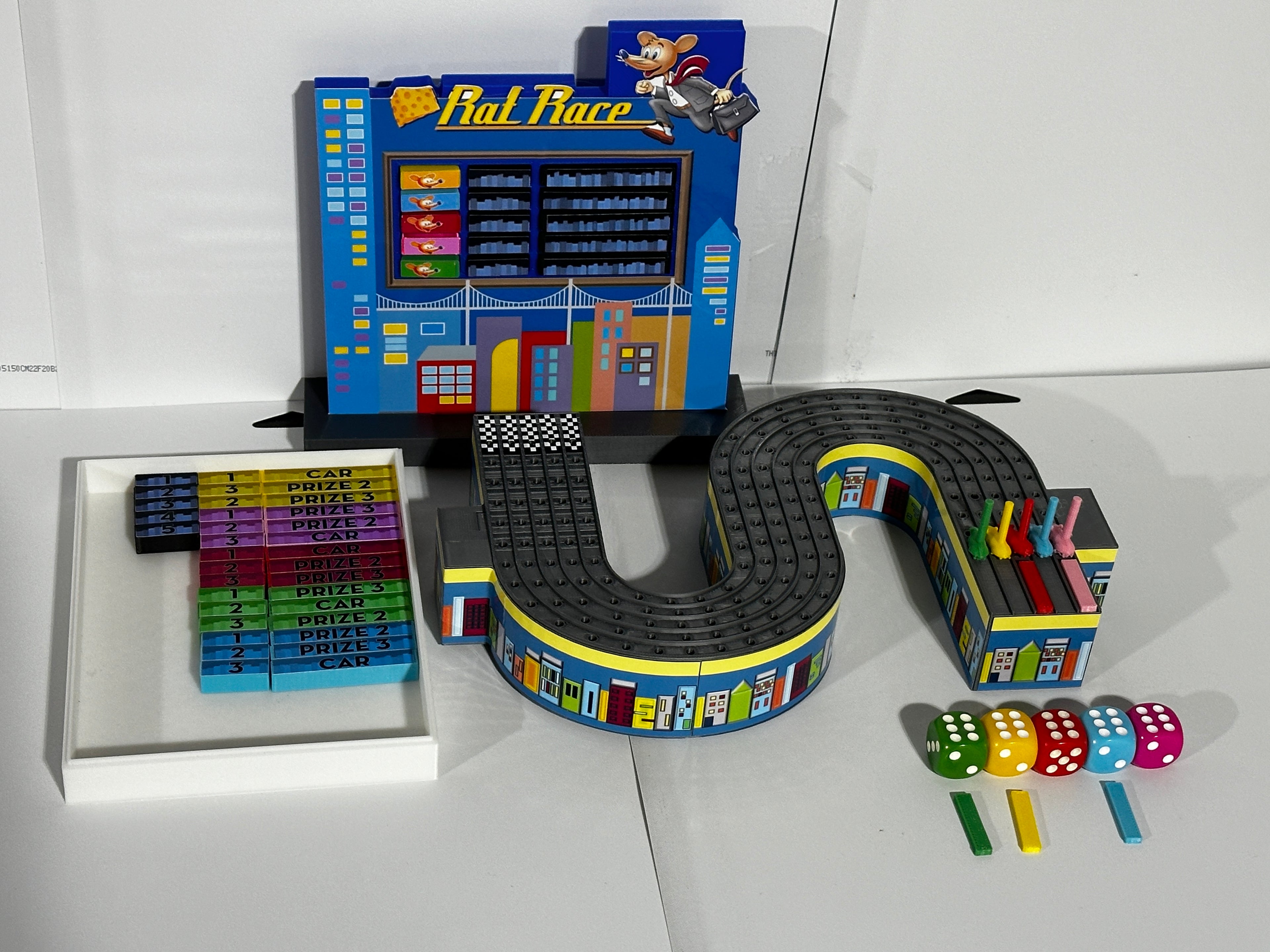 Price is Right Rat Race Pricing Game – 3D Printed Miniature