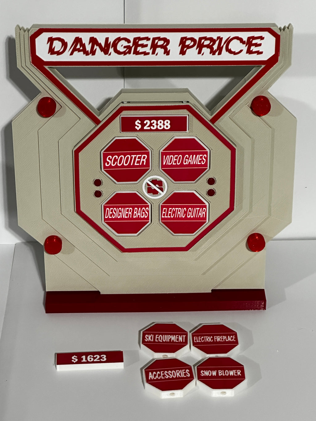 Price is Right Danger Price Pricing Game – 3D Printed Miniature