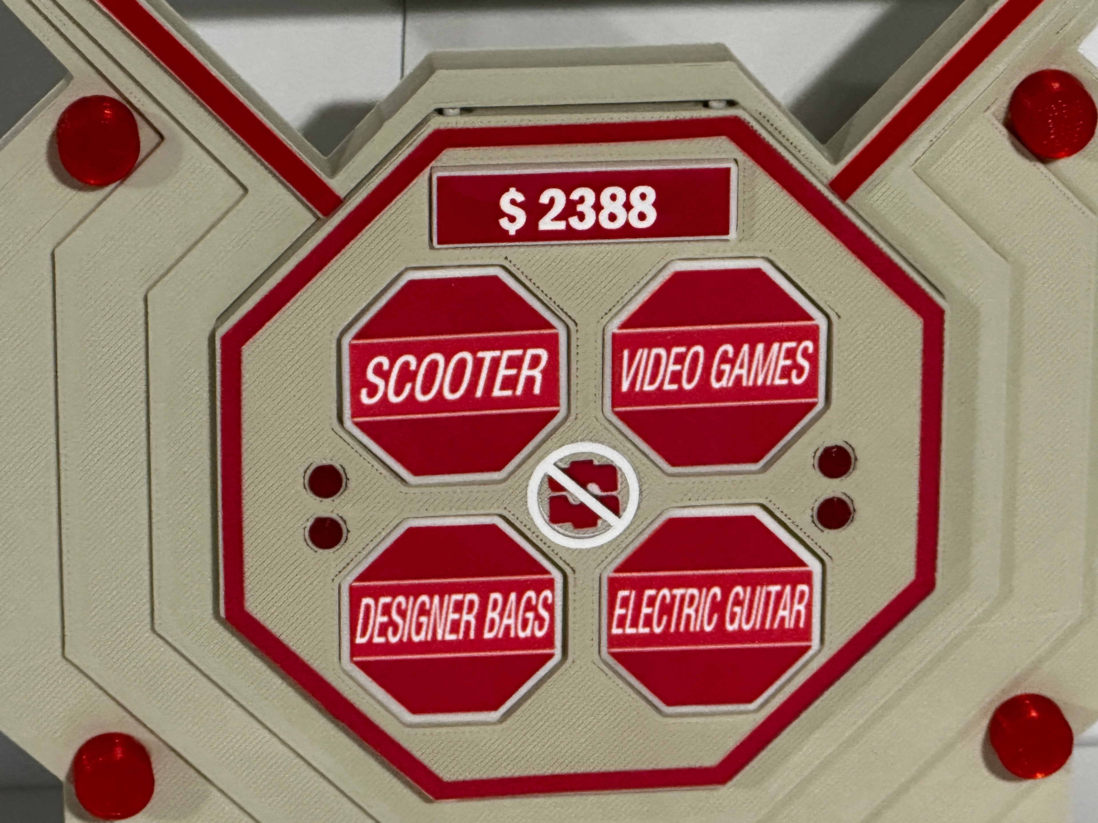 Price is Right Danger Price Pricing Game – 3D Printed Miniature