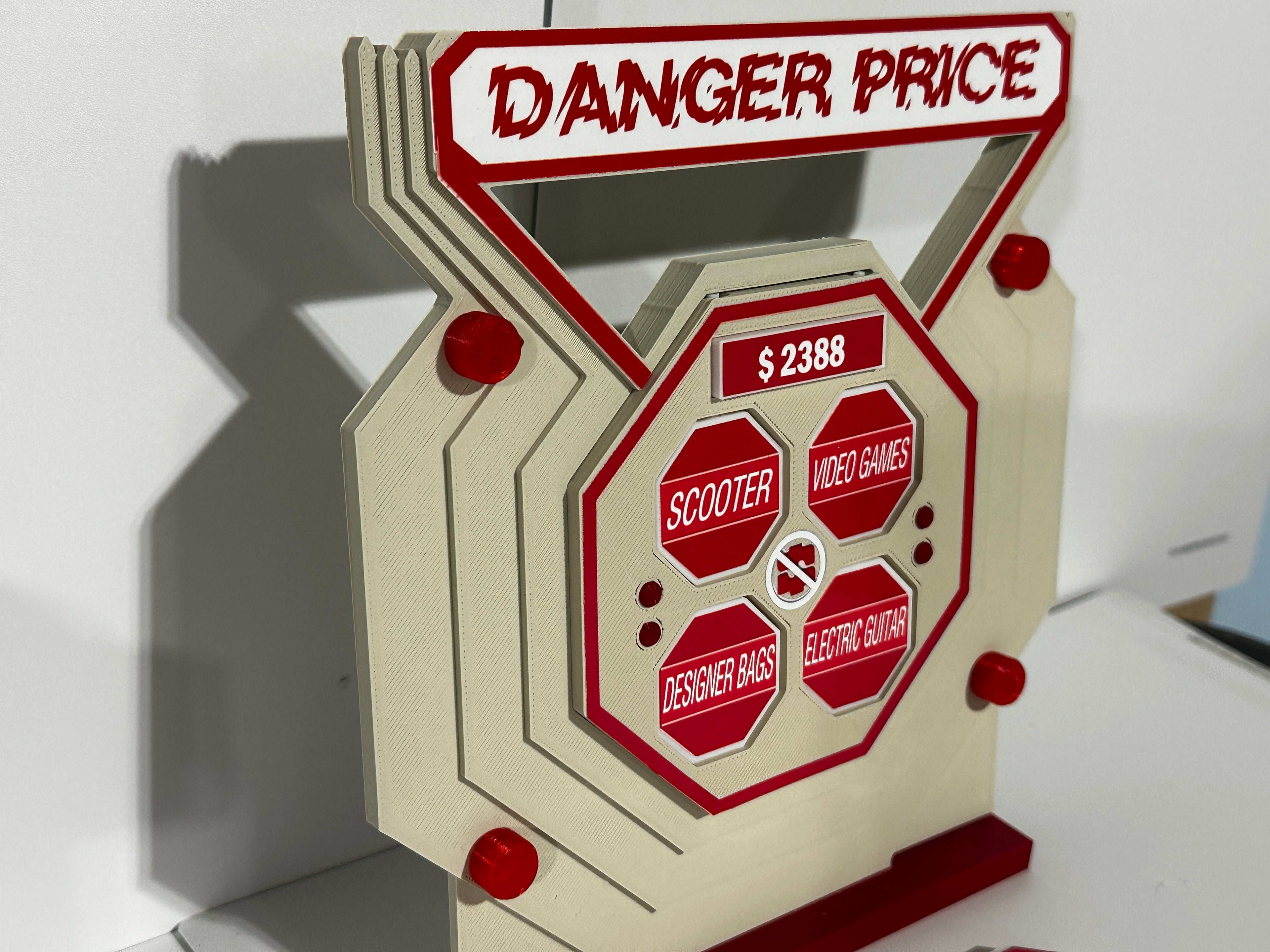Price is Right Danger Price Pricing Game – 3D Printed Miniature