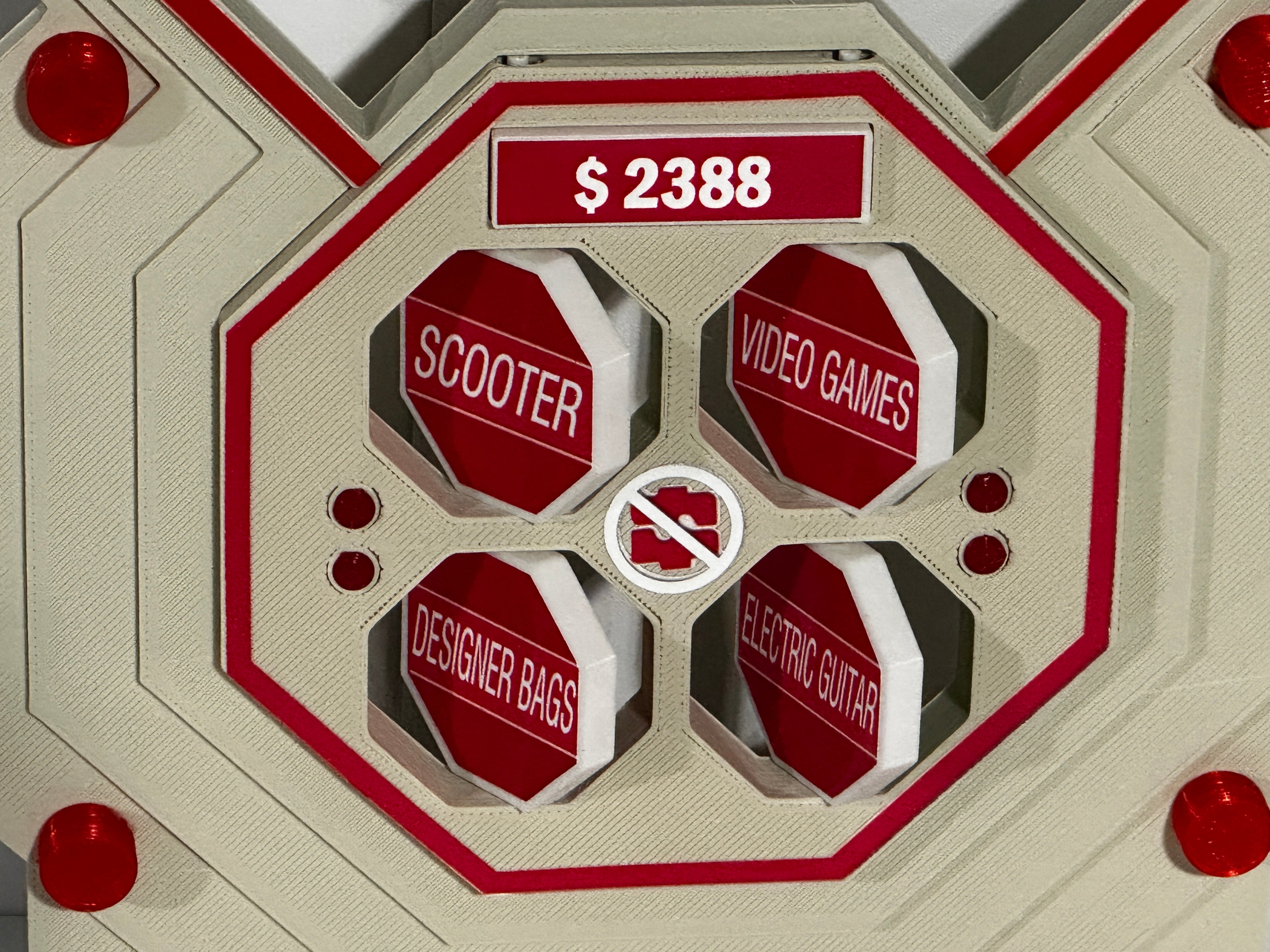 Price is Right Danger Price Pricing Game – 3D Printed Miniature