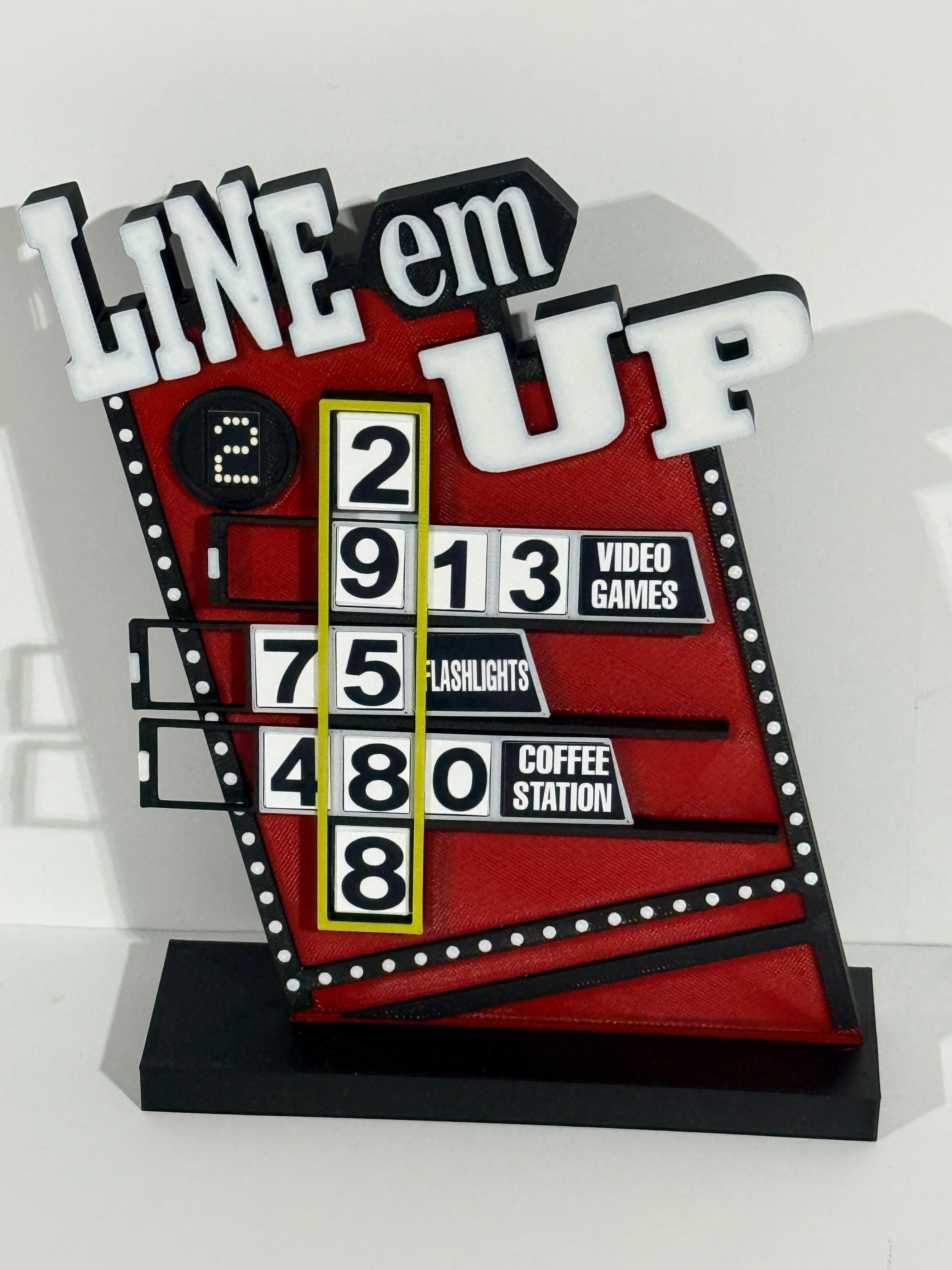 Price is Right Line 'Em Up – 3D Printed Miniature Replica