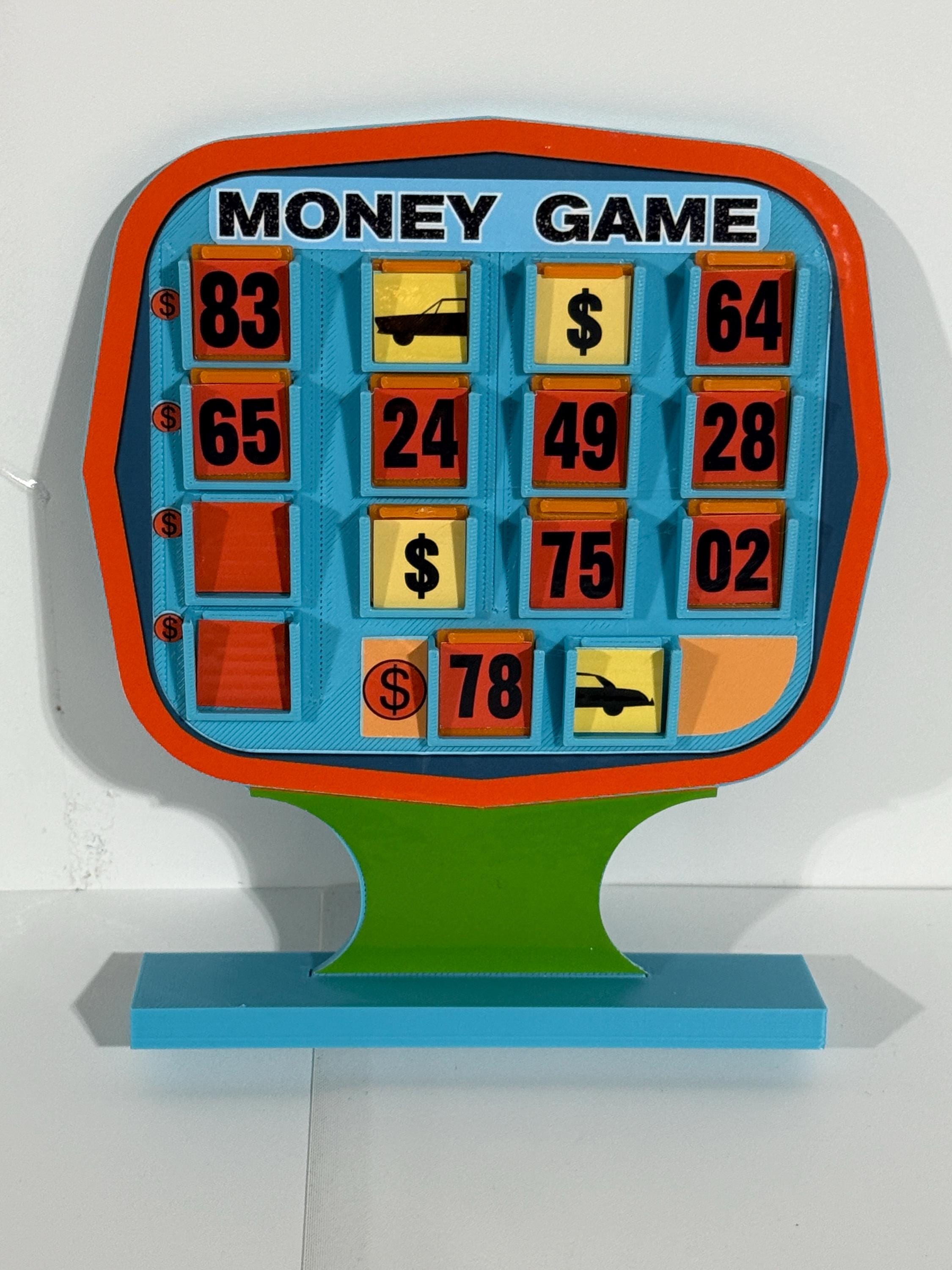 Price is Right 1980s Money Game Pricing Game – 3D Printed Miniature