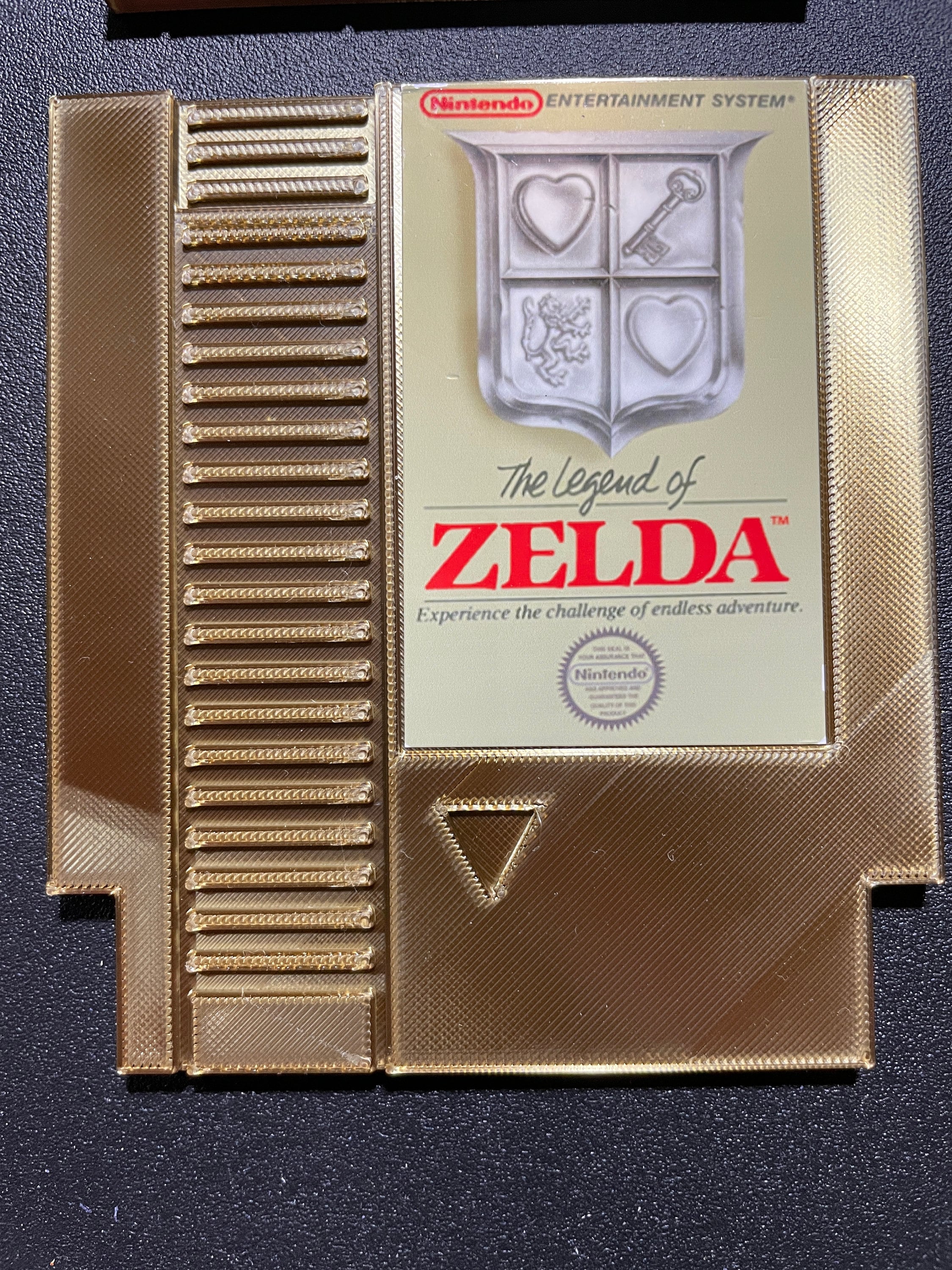 NES Nintendo Adventure of Link - 10 cm x 9 cm x 4 mm - Legend of Zelda Gold coasters www.makngames.com