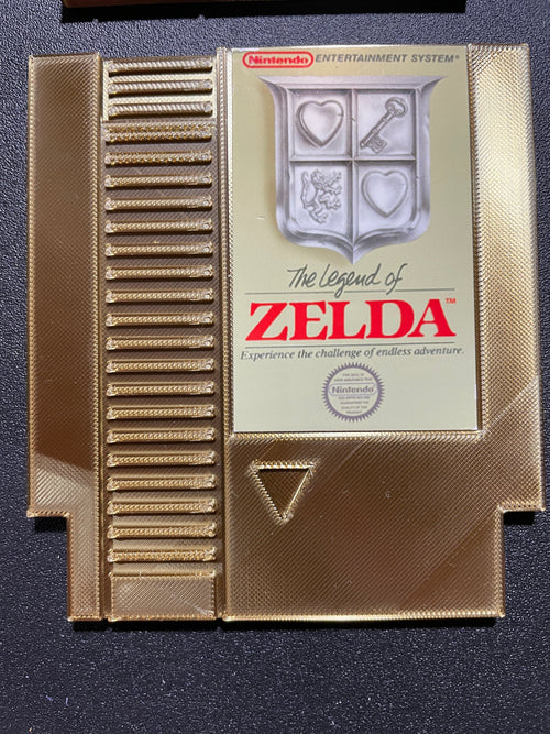 NES Nintendo Adventure of Link - 10 cm x 9 cm x 4 mm - Legend of Zelda Gold coasters www.makngames.com