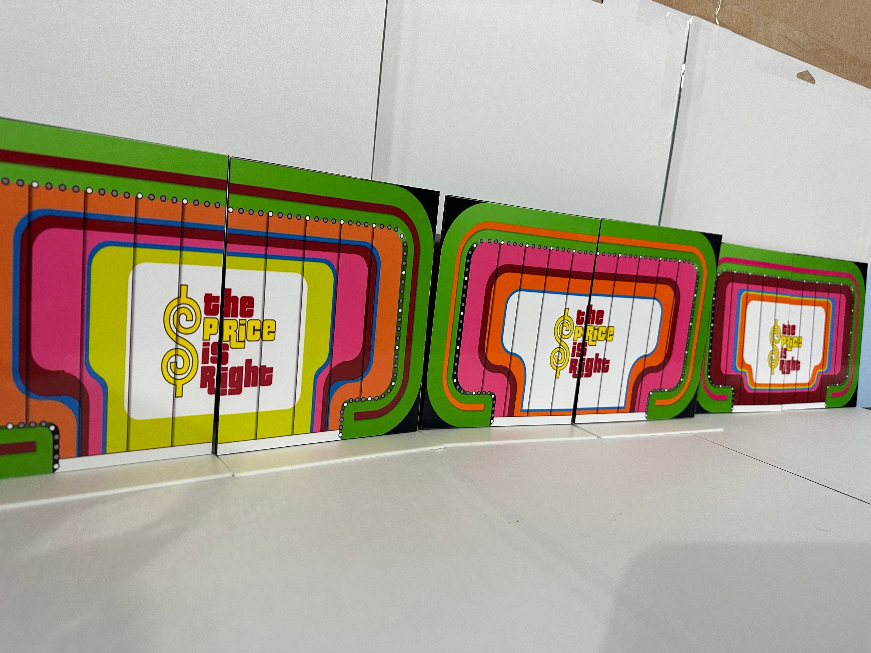 Price is Right Big Doors & Big Tags – Backdrop Set, 3D Printed