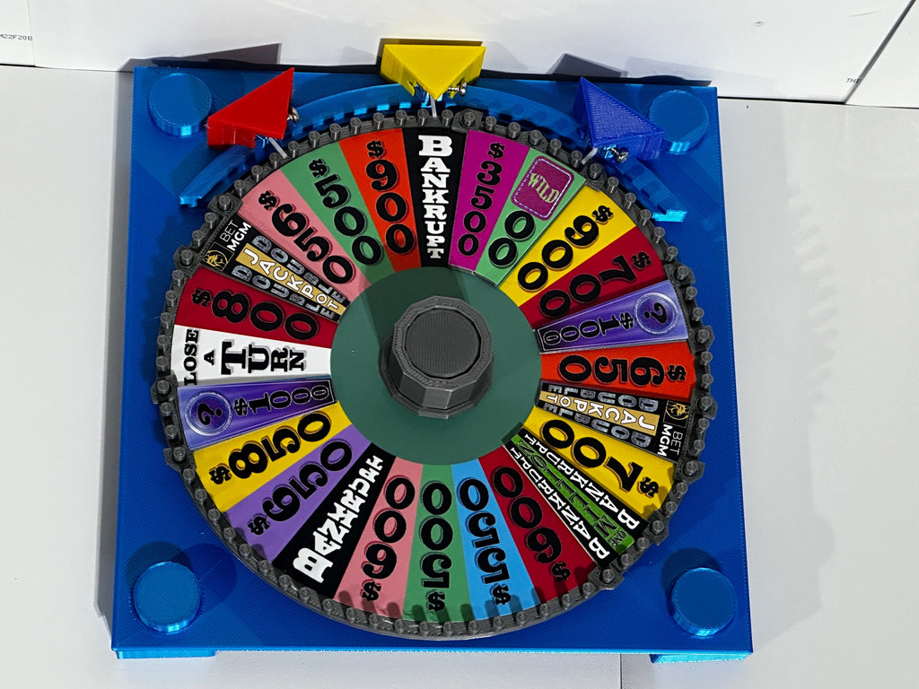 2024 BET MGM Wheel of Fortune Board Game Wheel – 3D Printed Replica