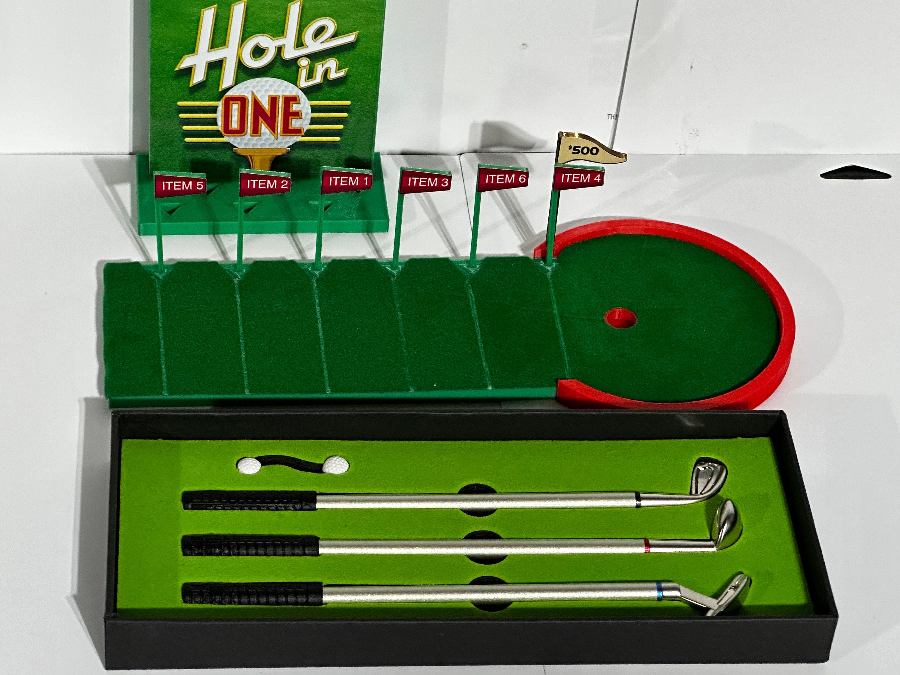 Price is Right Hole in One Pricing Game – 3D Printed Miniature