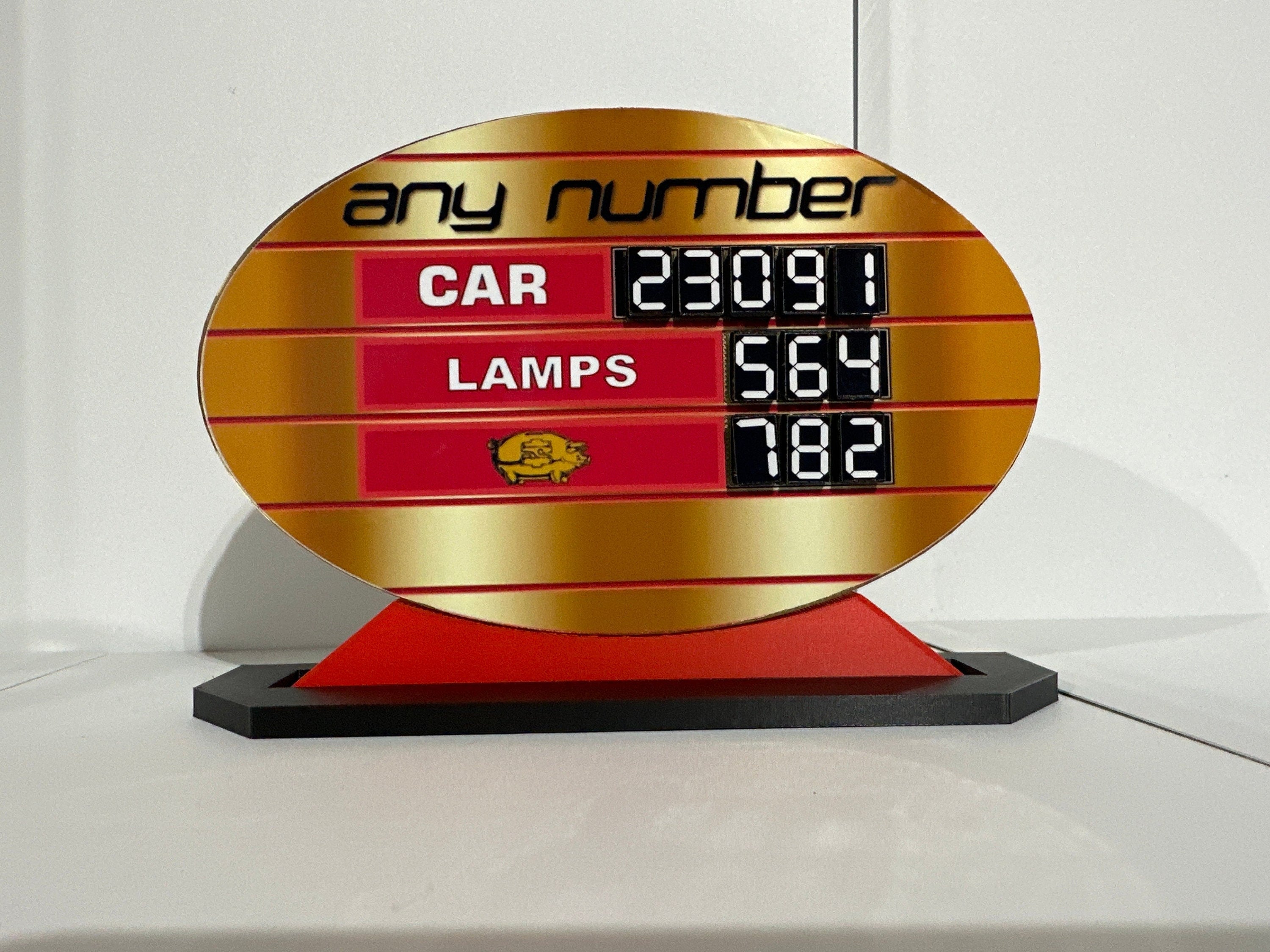 Price is Right Retro Any Number Pricing Game – 3D Printed Miniature