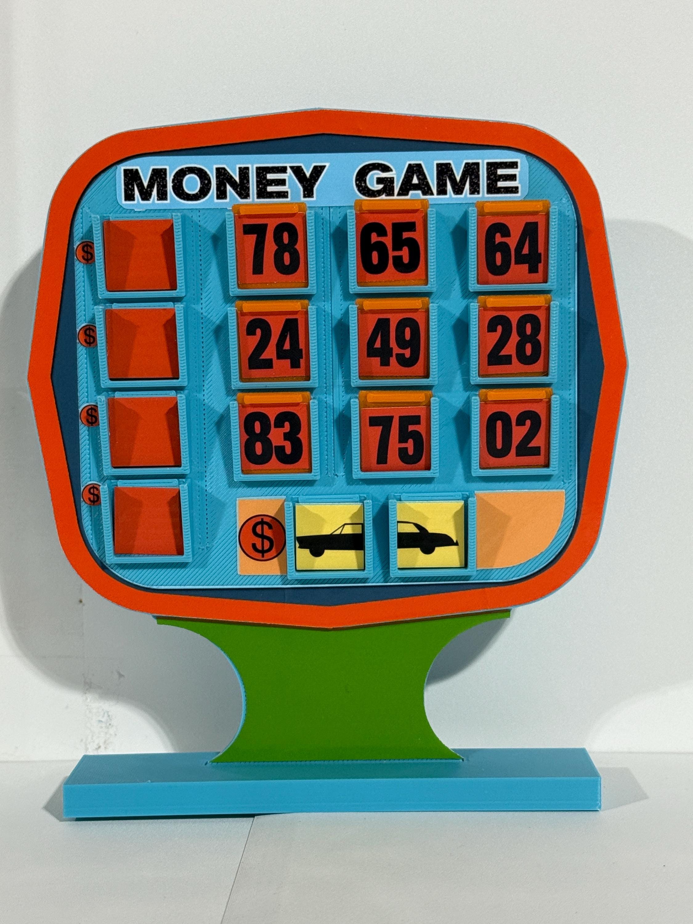 Price is Right 1980s Money Game Pricing Game – 3D Printed Miniature
