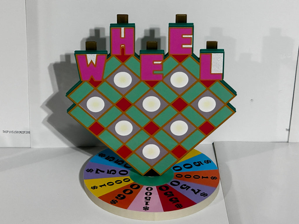 Wheel of Fortune Bonus Round Podiums – 3D Printed Retro Replica