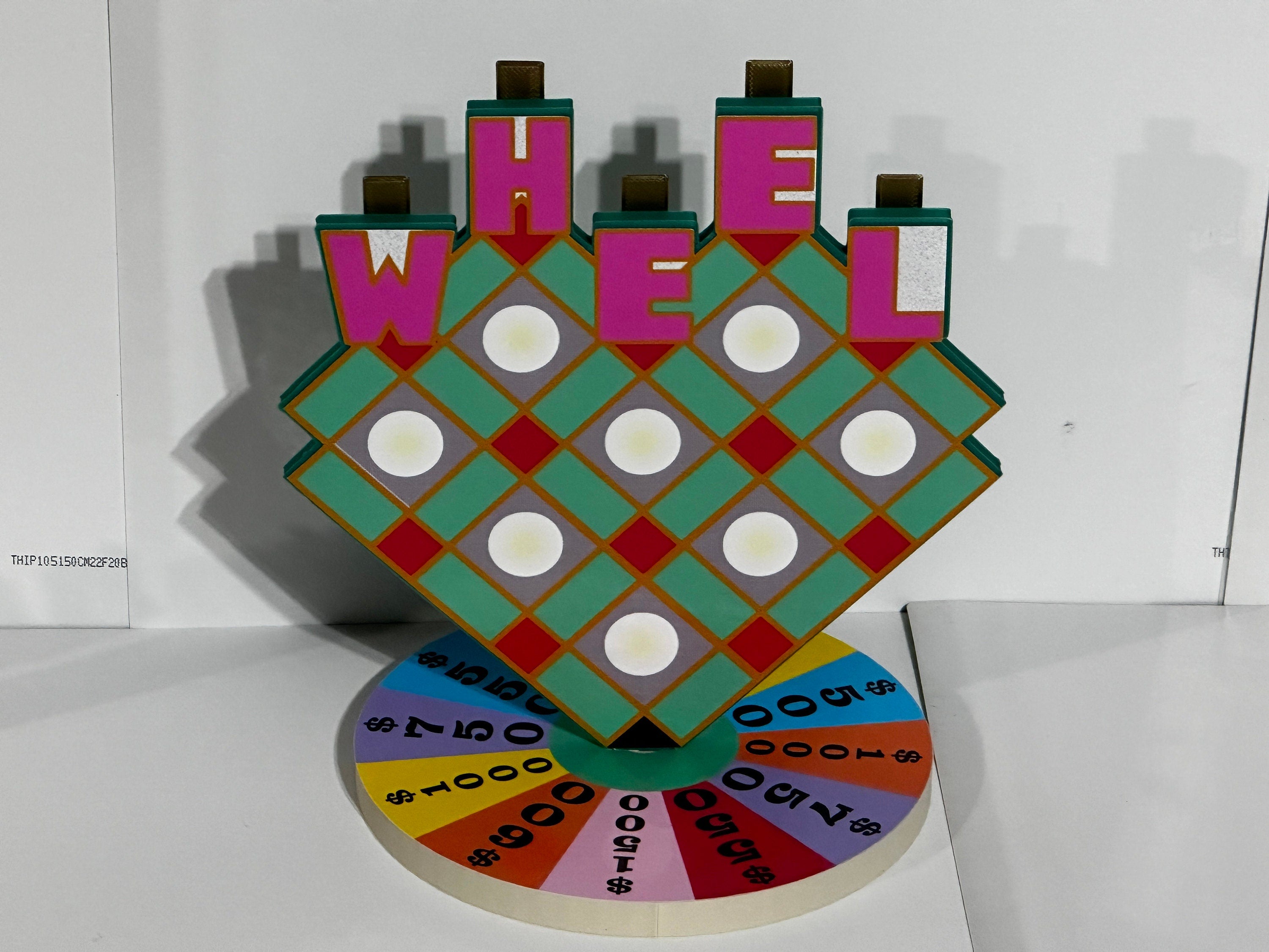 Wheel of Fortune Bonus Round Podiums – 3D Printed Retro Replica