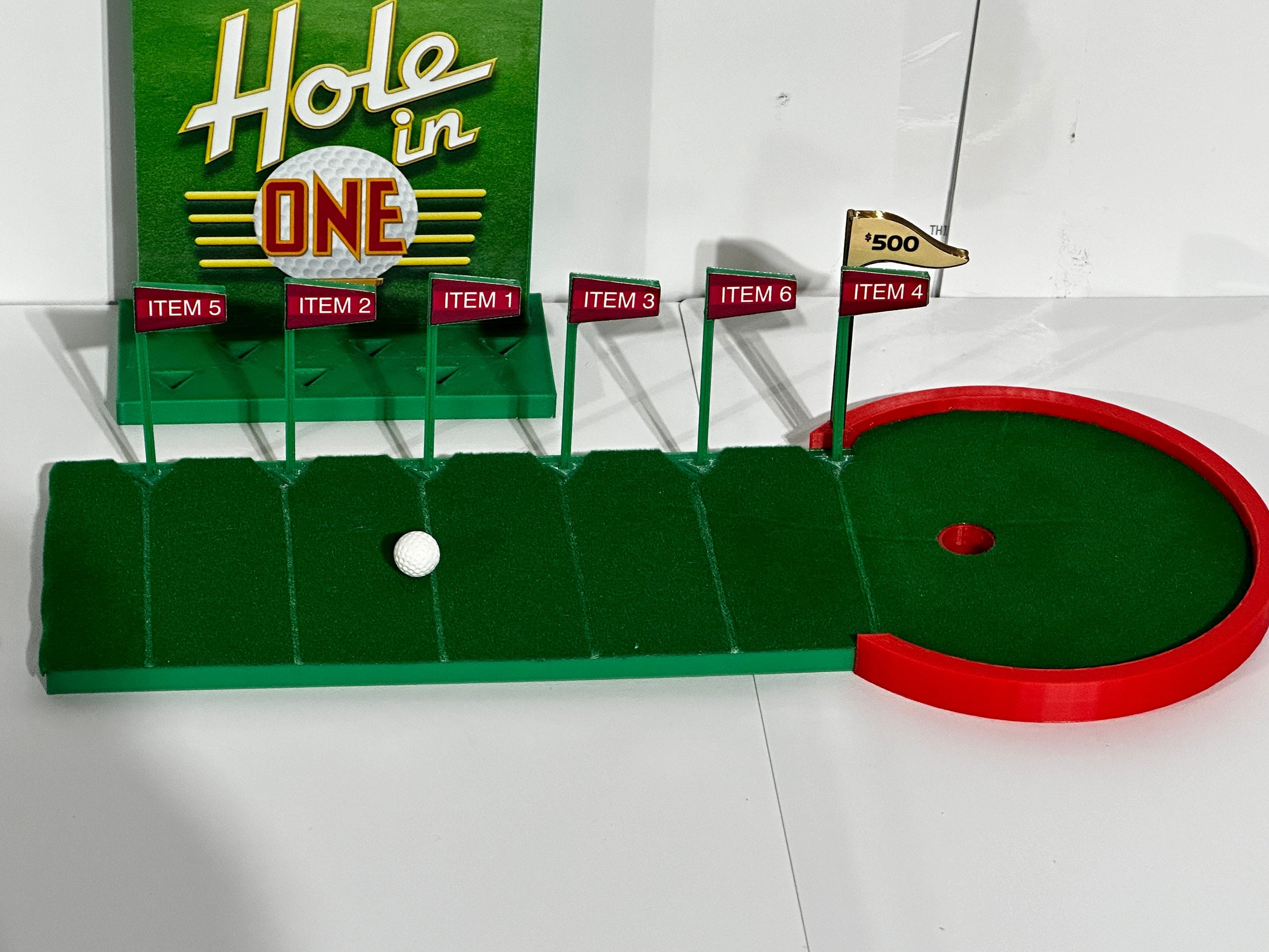 Price is Right Hole in One Pricing Game – 3D Printed Miniature