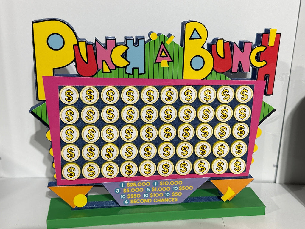 Price is Right Punch a Bunch Pricing Game – 3D Printed Miniature