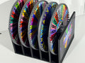 Wheel of Fortune Wheel Display Case & Stand – Holds Up to 5 Wheels