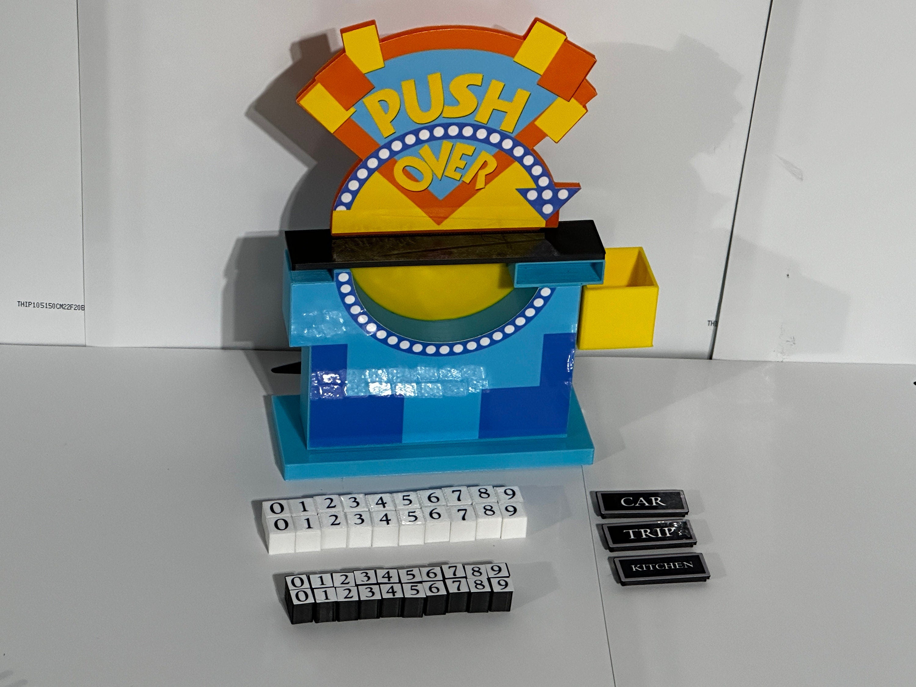 Price is Right Push Over Pricing Game – 3D Printed Miniature