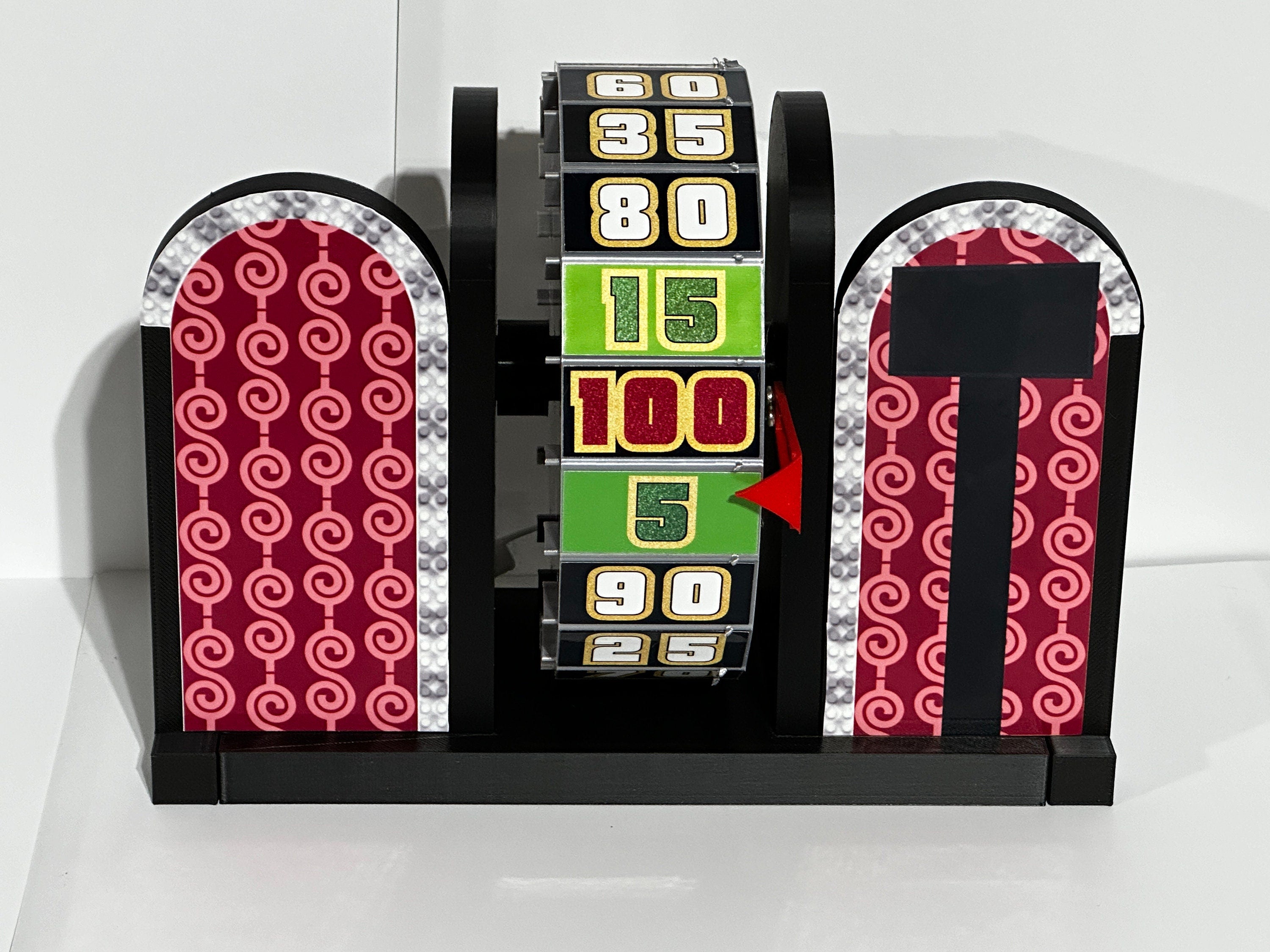 Price is Right 1978 & 1989 Showcase Showdown Wheel with Scoreboard – 3D Printed