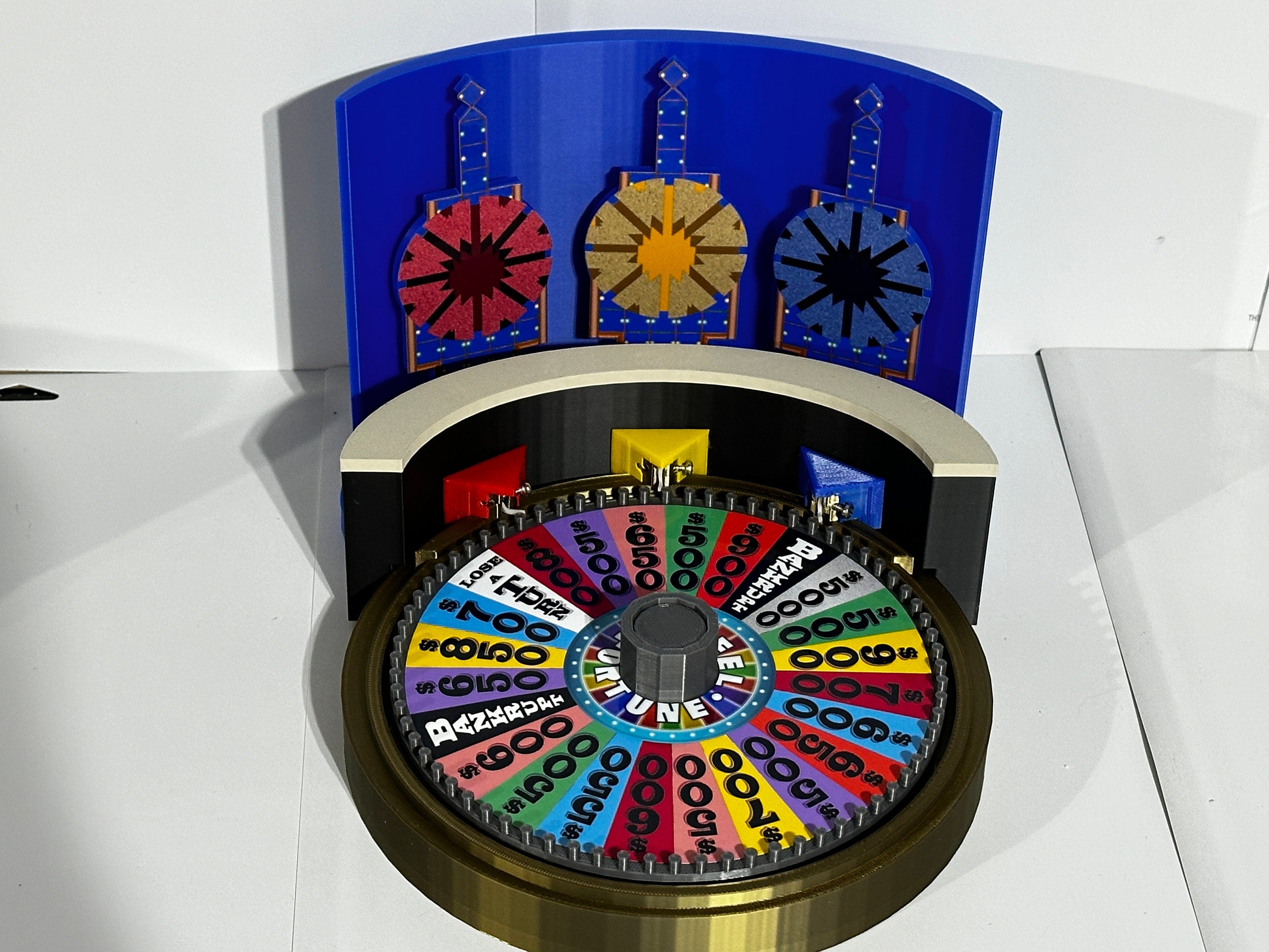 Ultimate Wheel of Fortune Replica Set – Custom Color & Era – 3D Printed