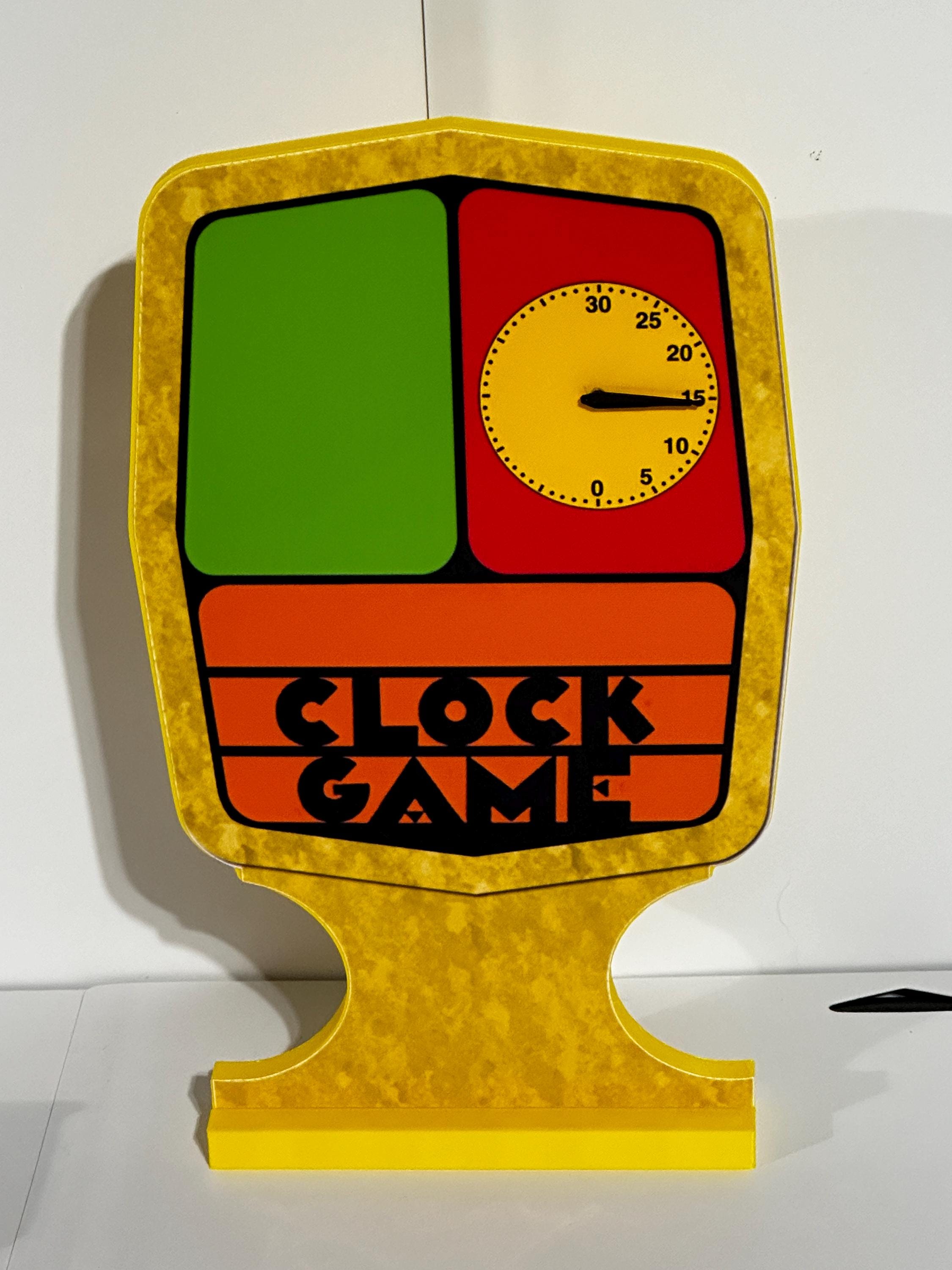 Price is Right Clock Game Pricing Game – 3D Printed Miniature